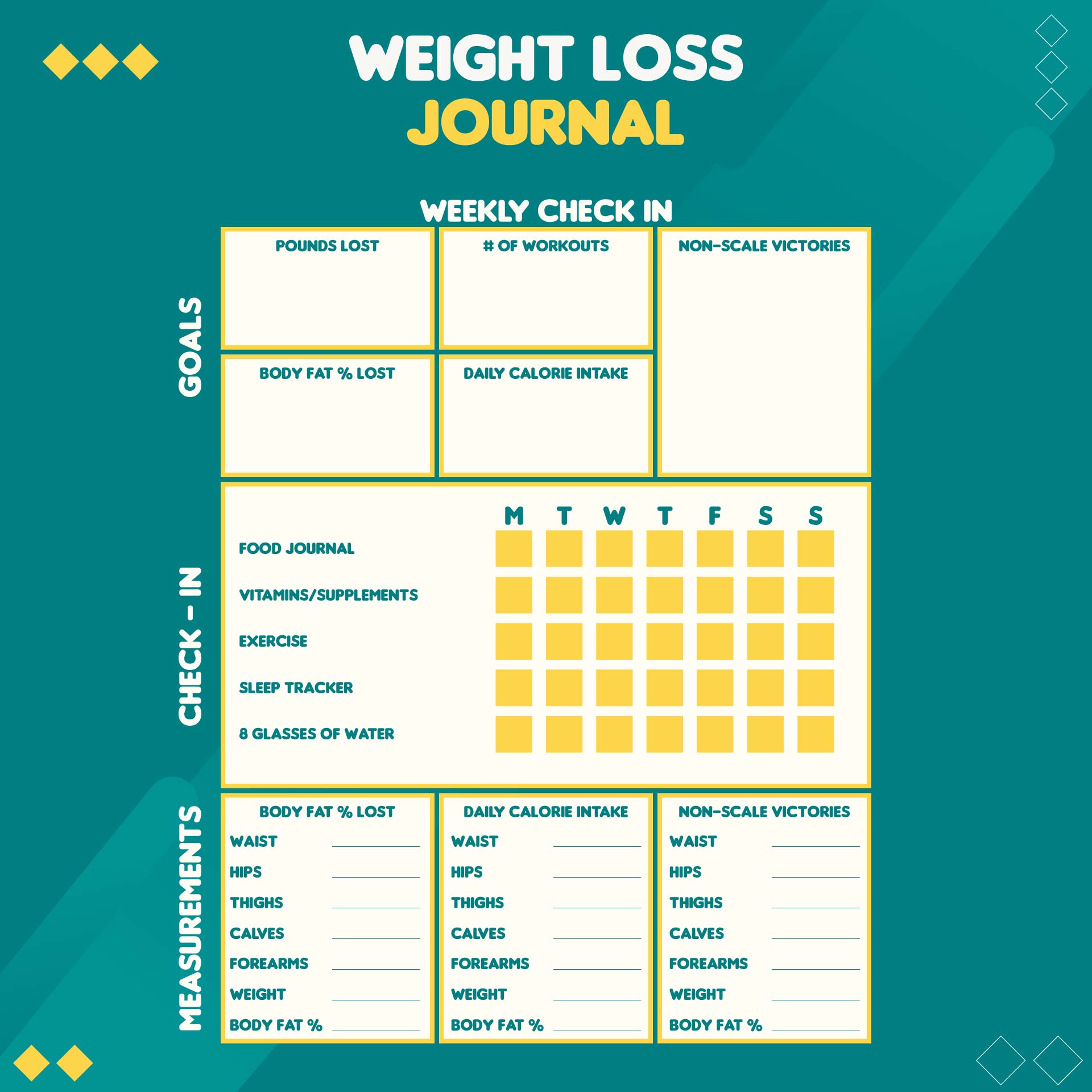 7 Best Free Printable Weight Loss Logs NUTRITION LINE