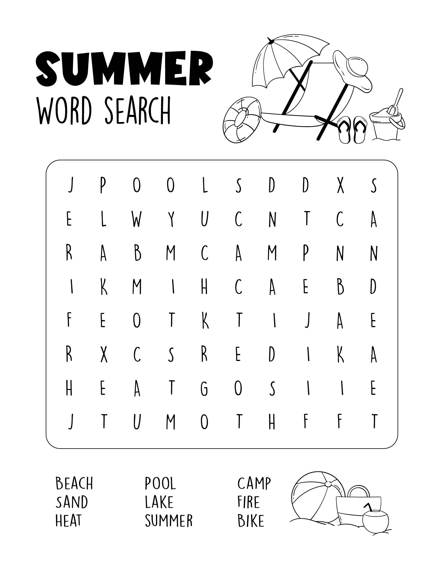 1st Grade Word Searches