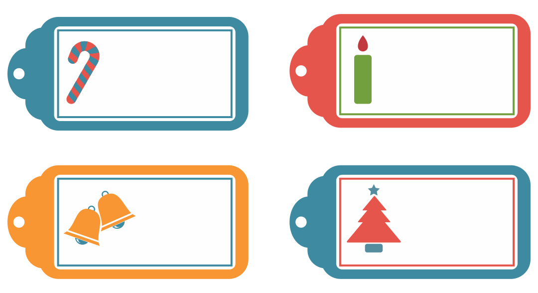 Blank Printable Christmas Tags