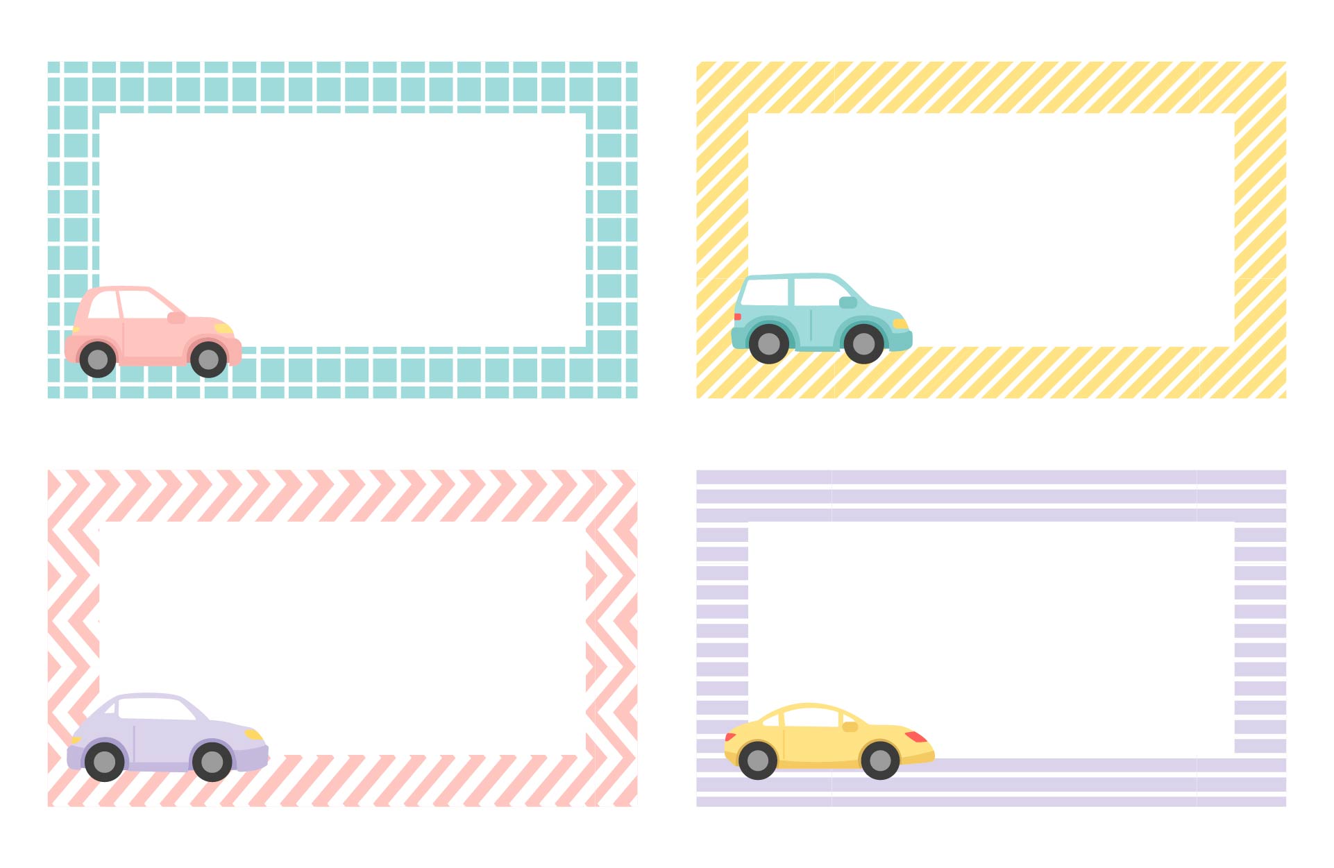 Car Rider  Printable Tags