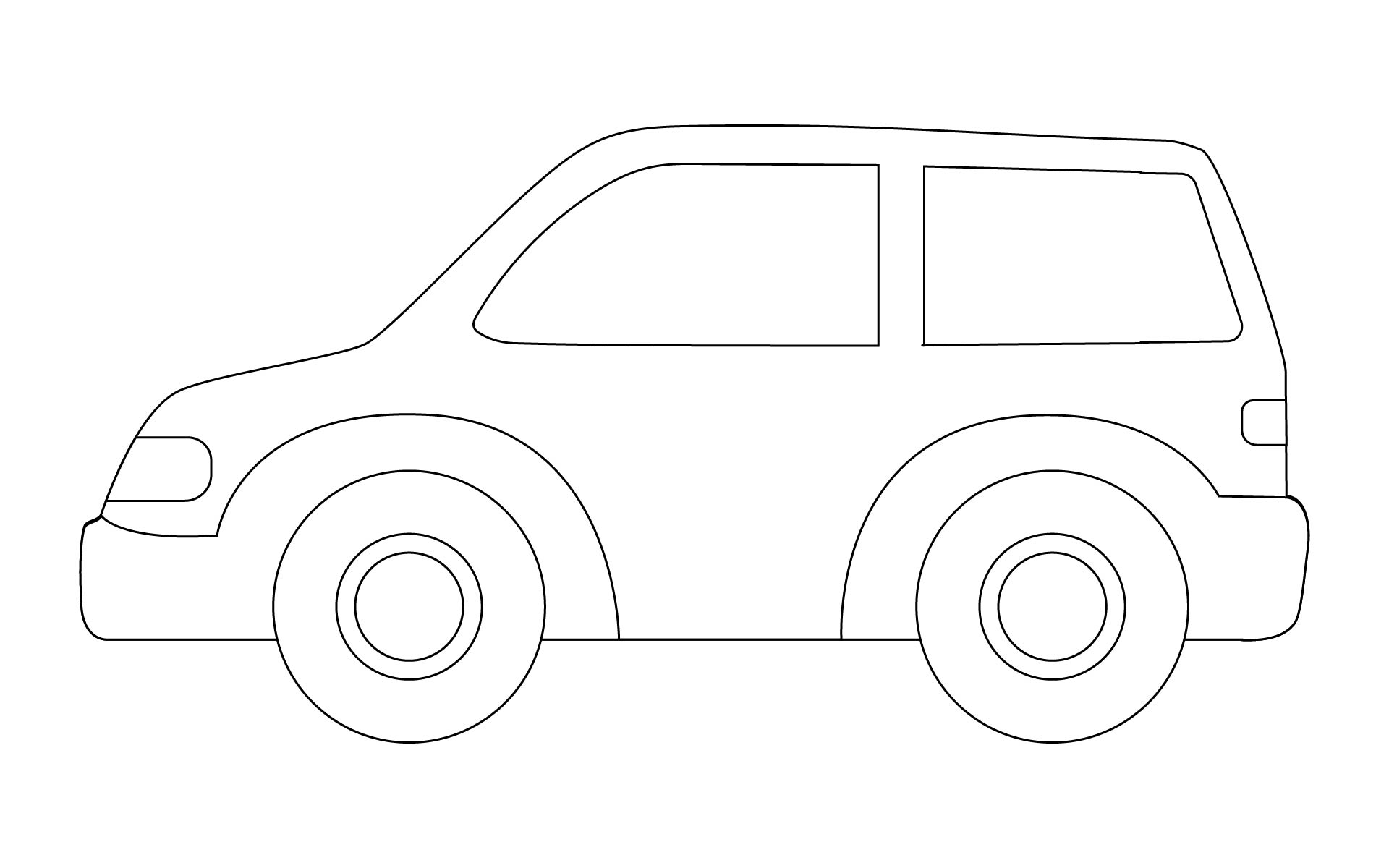 Printable Cars Coloring Pages