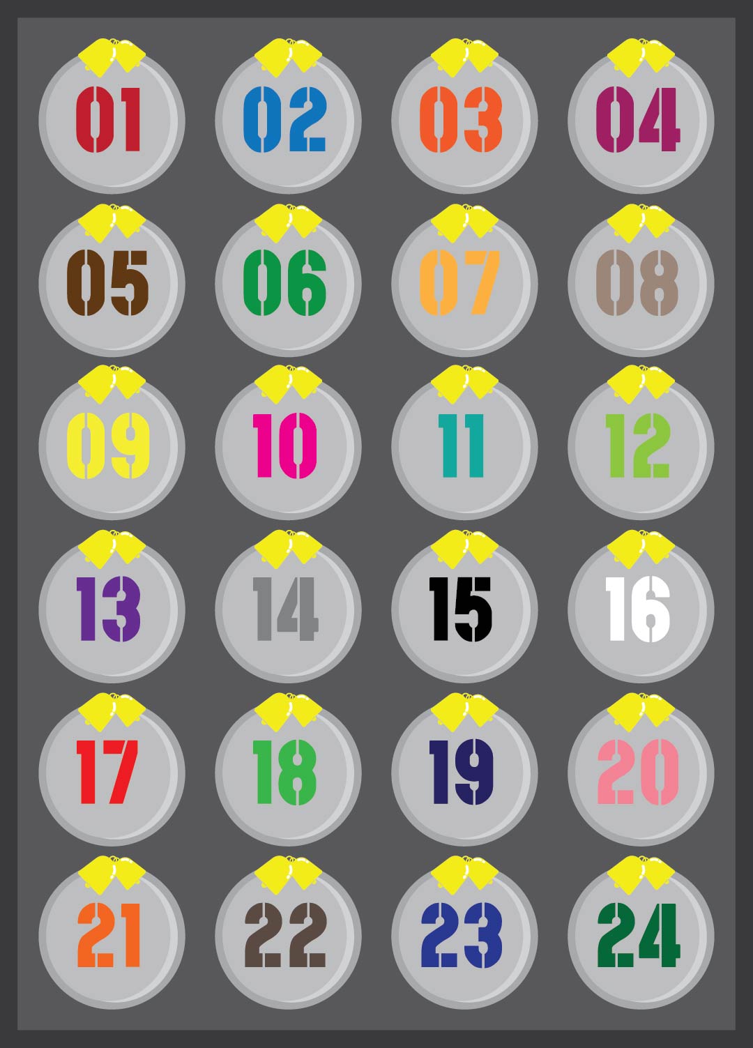 Advent Calendar Numbers 10 Free PDF Printables Printablee printable-advent-calendar-numbers-advent-calendar-numbers-etsy
