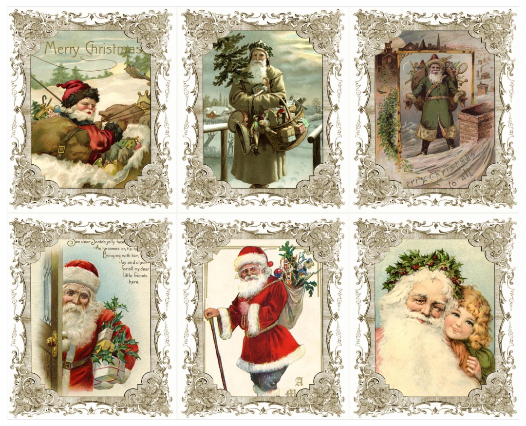 Printable Victorian Christmas Gift Tags