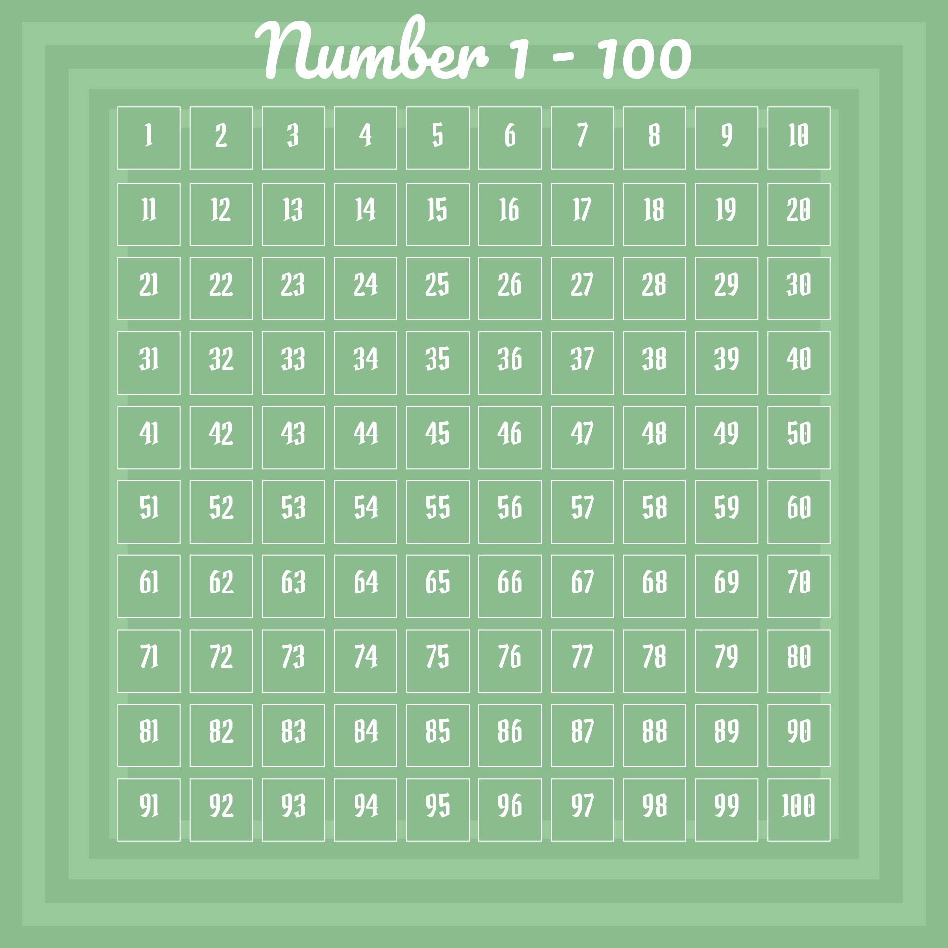 10 Best Spanish Numbers 1100 Chart Printable