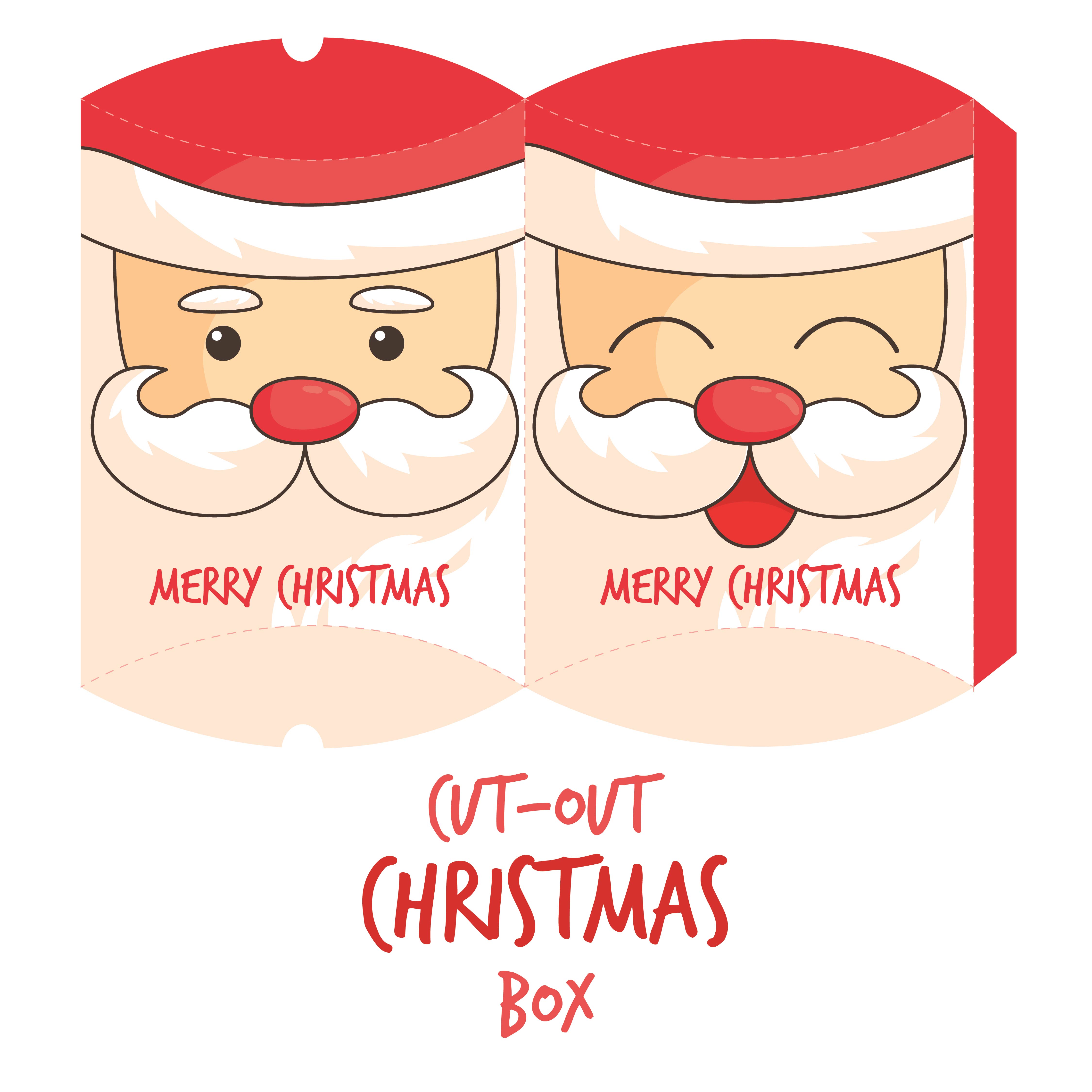 Printable Christmas Gift Boxes Template