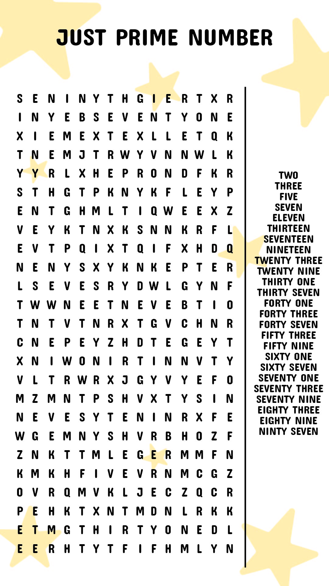 Number Searches 1 100 - 10 Free PDF Printables | Printablee