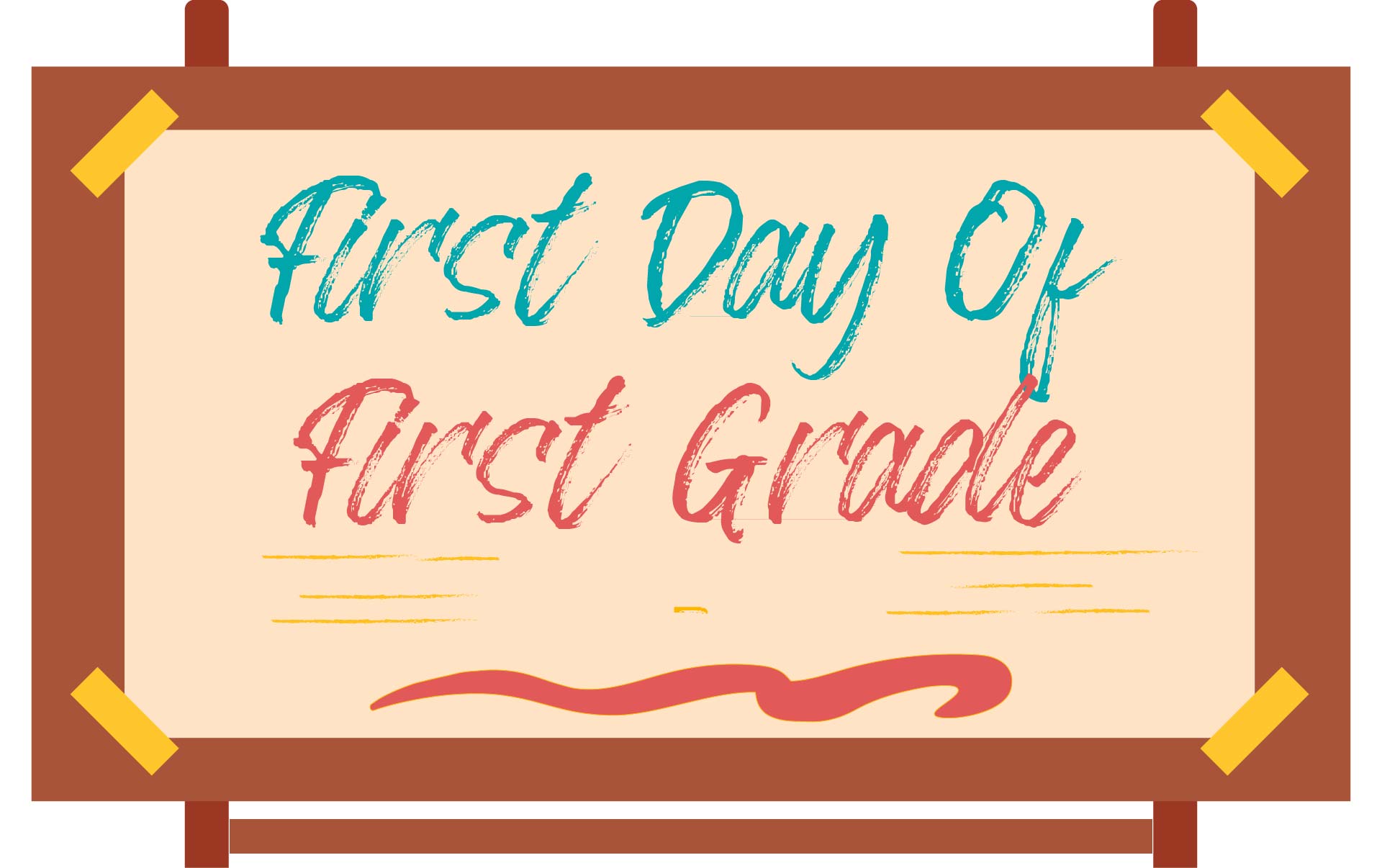 2015 First Day of 4th Grade Printable Sign