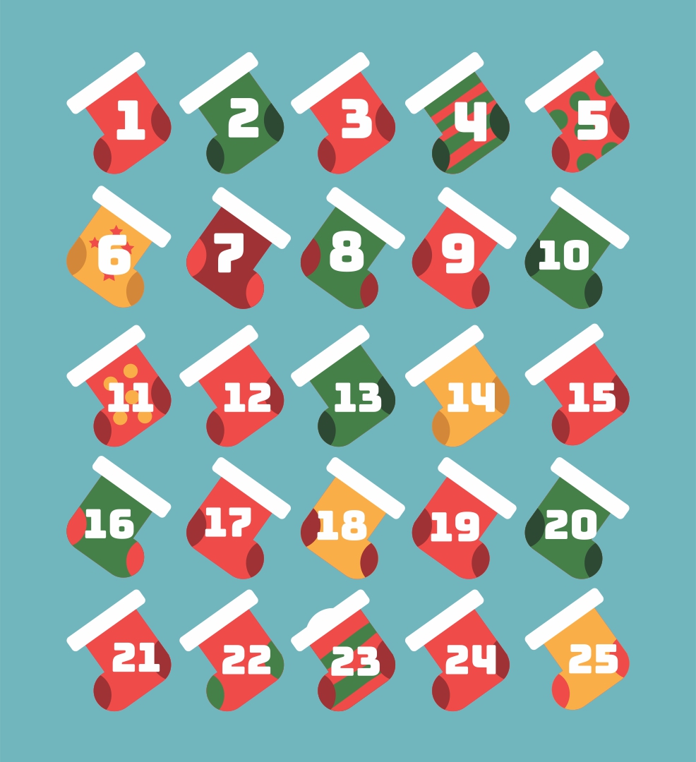 15 Best Printable Christmas Advent Numbers PDF for Free at Printablee