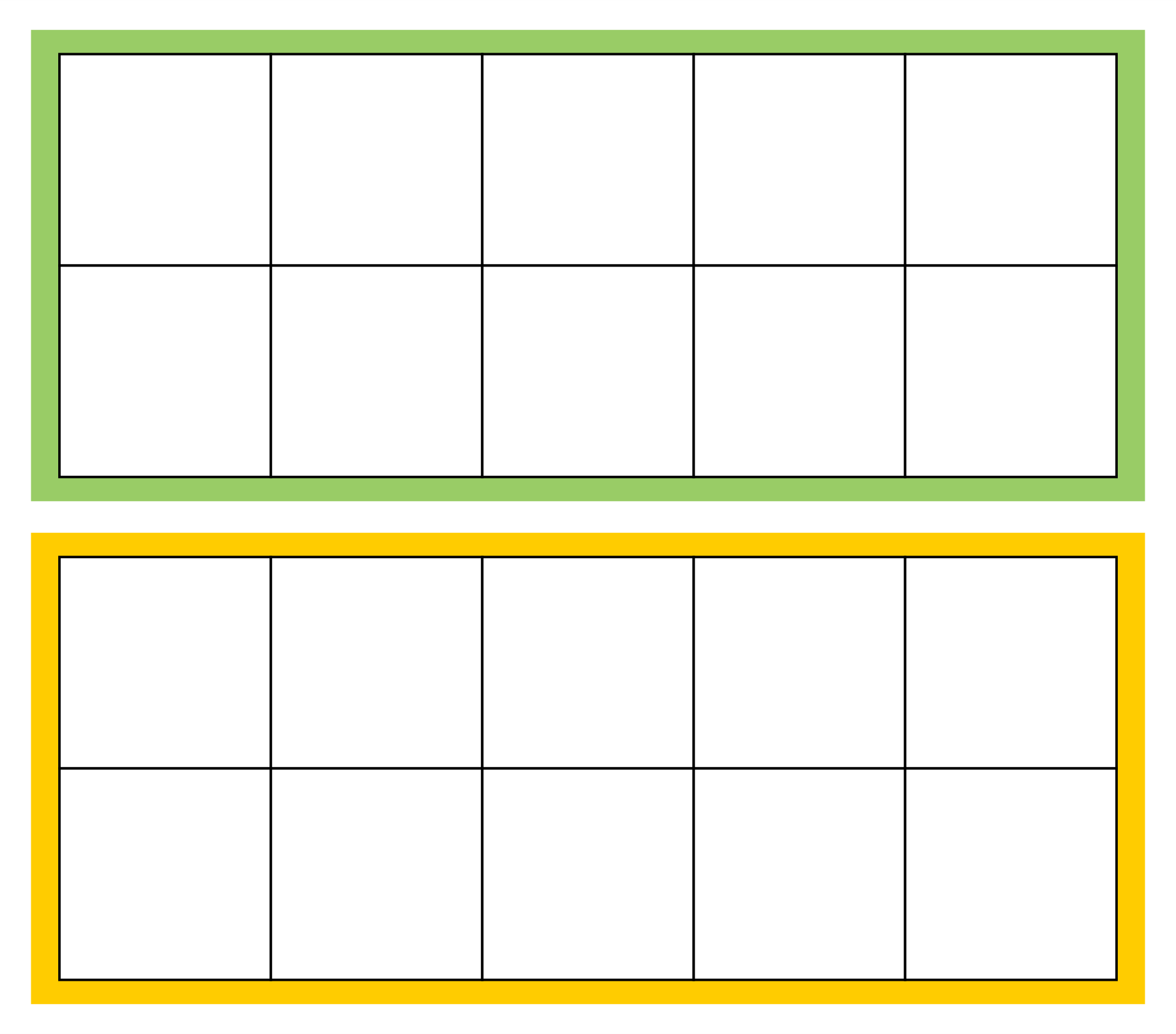 Ten Frame Template Printable