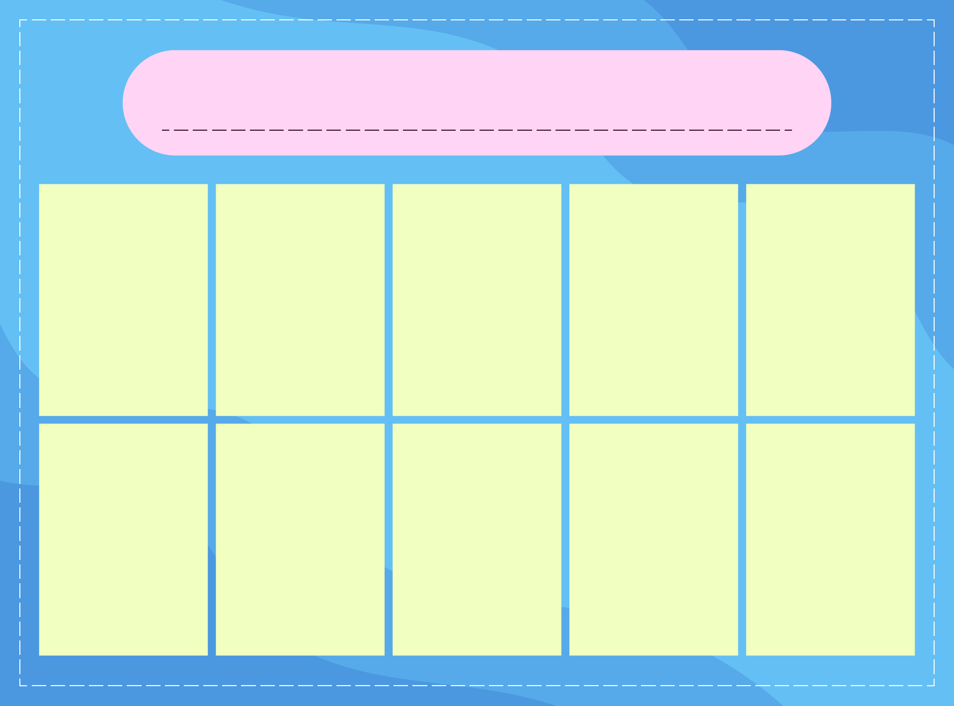 Blank 10 Frame Printable Printable Word Searches