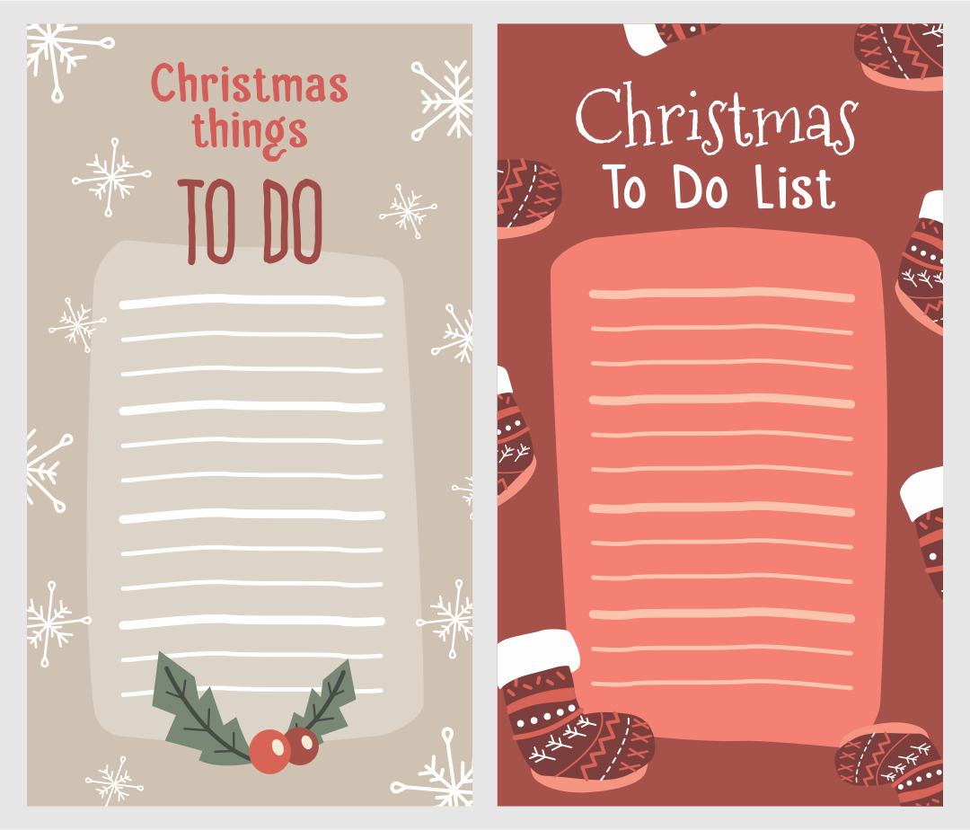 Printable Christmas Card List