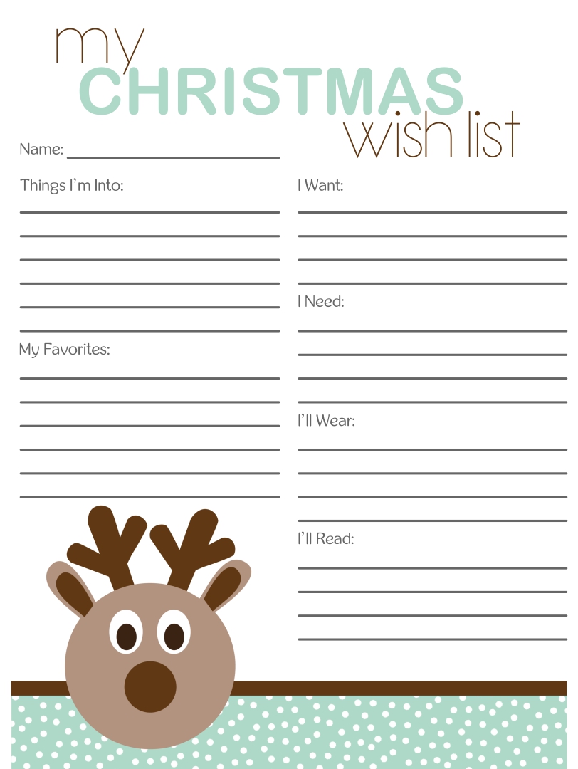 Printable Christmas Card List