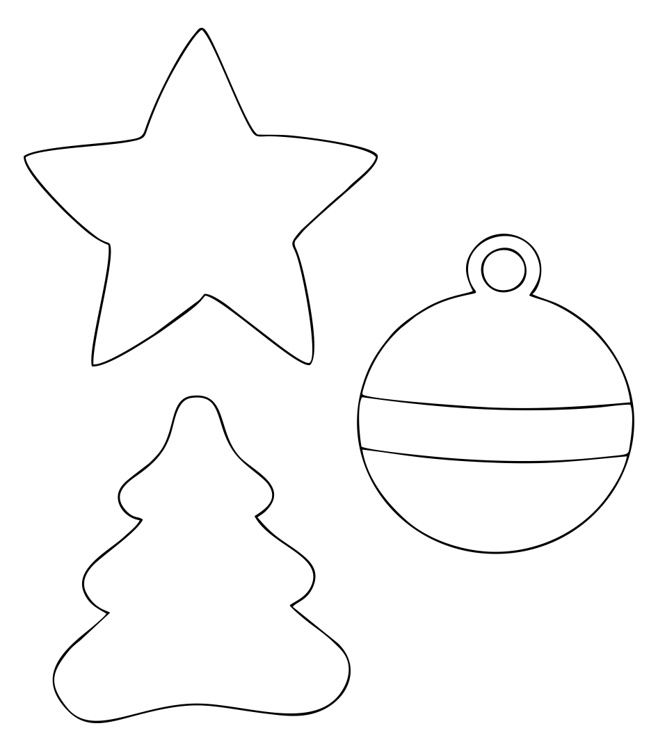 Printable Christmas Ornament Templates