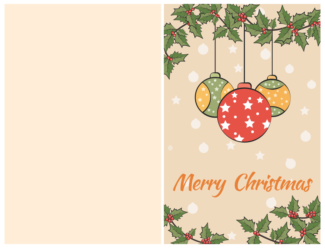 Printable Holiday Greeting Cards