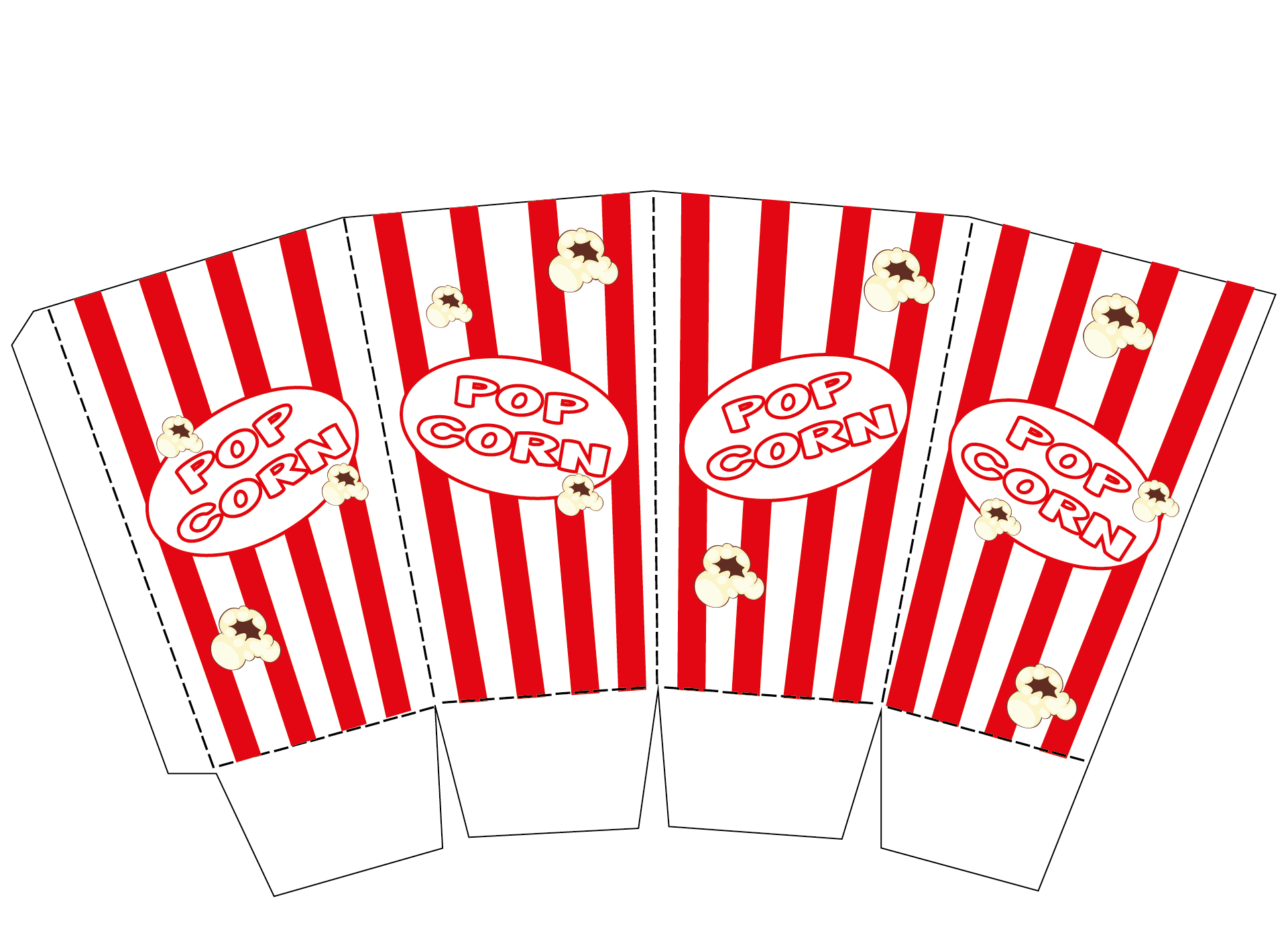Popcorn Box 13 Free PDF Printables Printablee Popcorn Box 13 Free PDF Printables Printablee