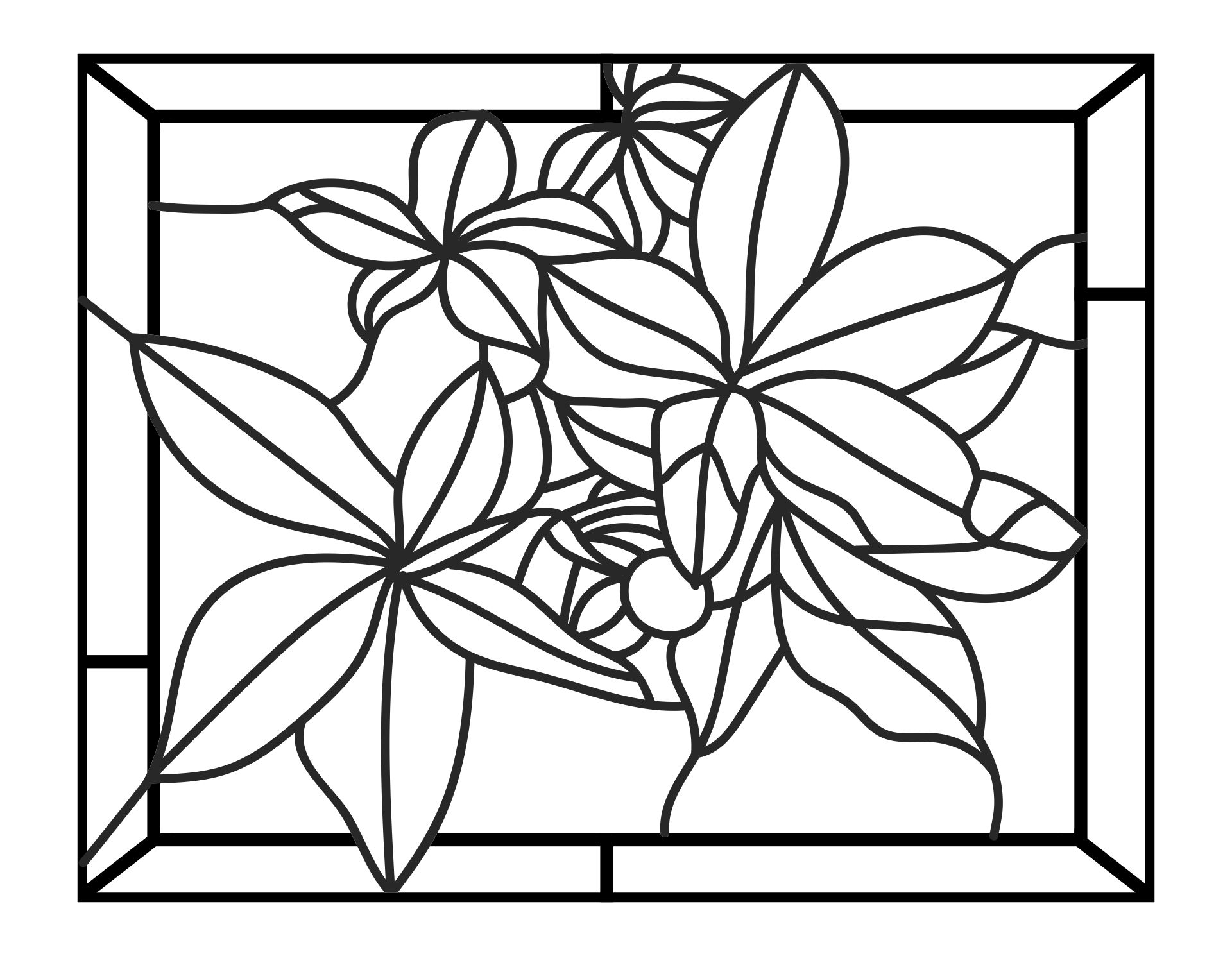 Printable Stained Glass Patterns