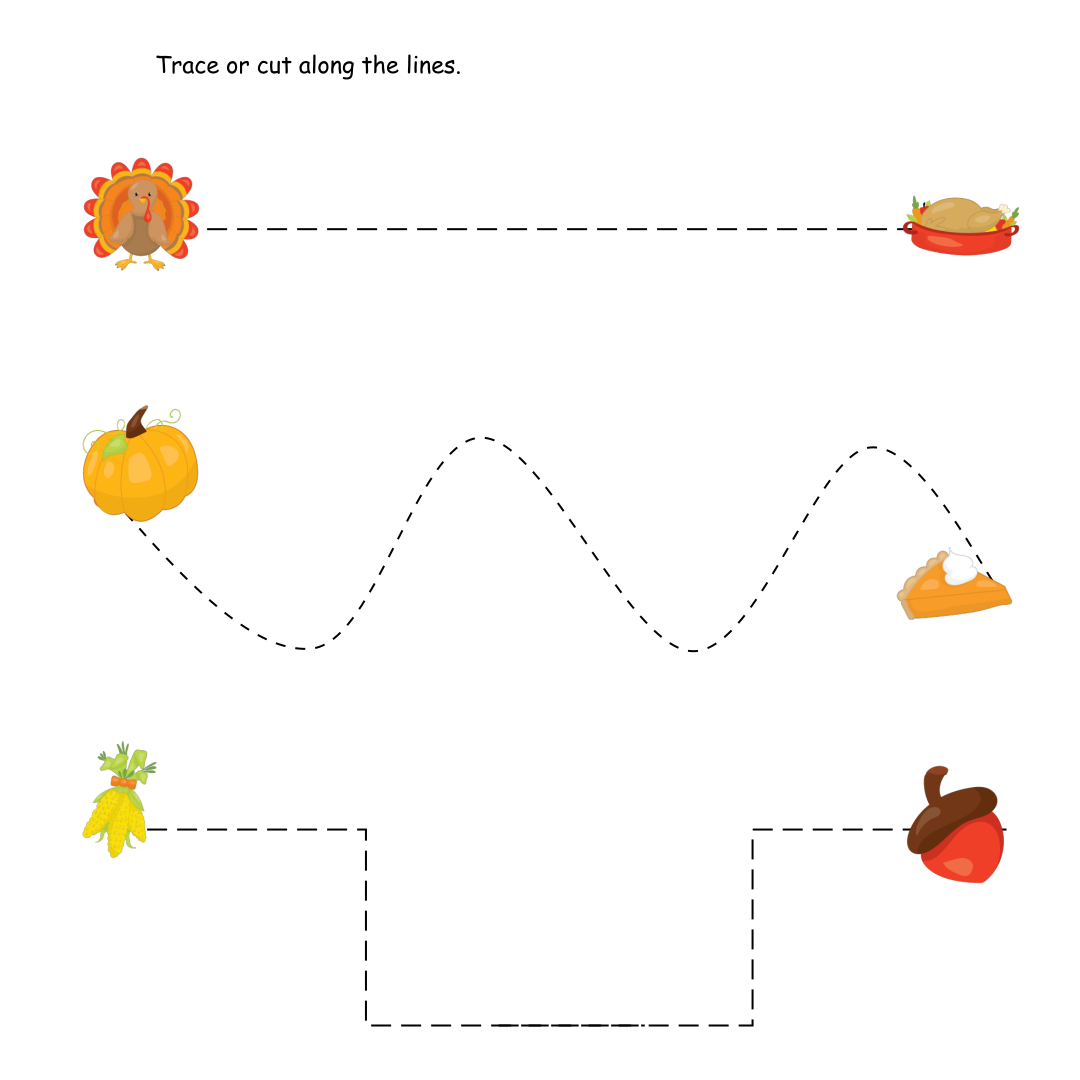 Printable Preschool Thanksgiving Crafts