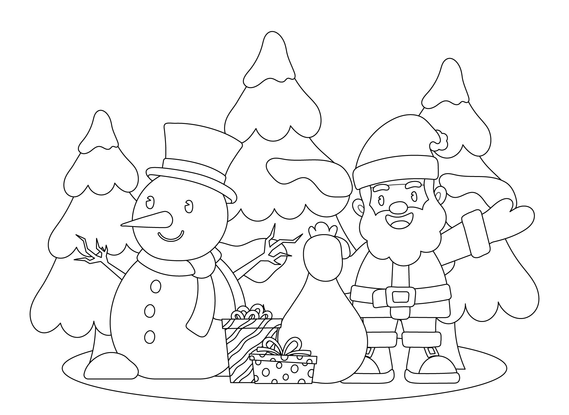 7 Best Frosty The Snowman Free Printable Christmas Coloring Pages