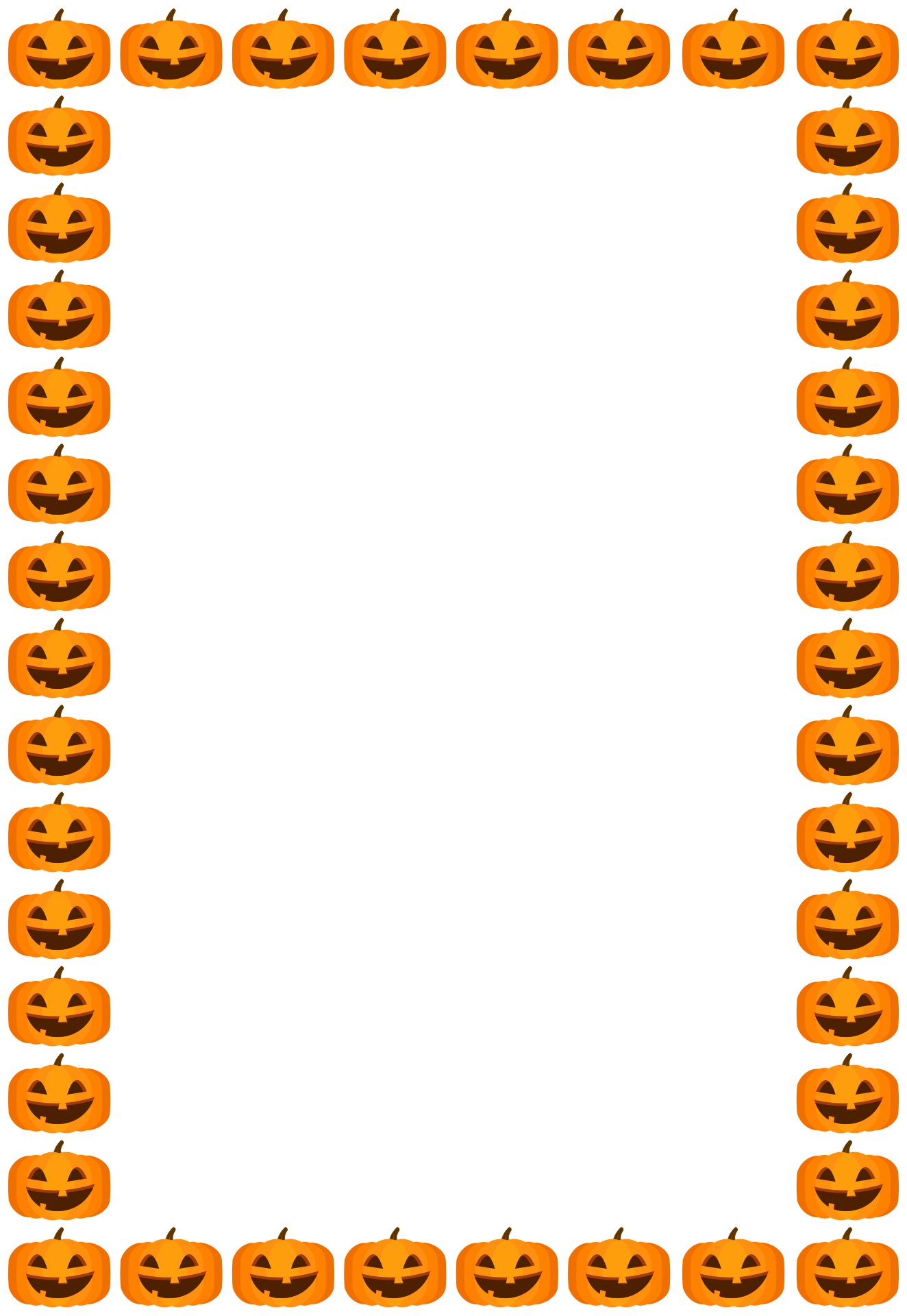 10 Best Halloween Free Printable Page Borders Printablee Com