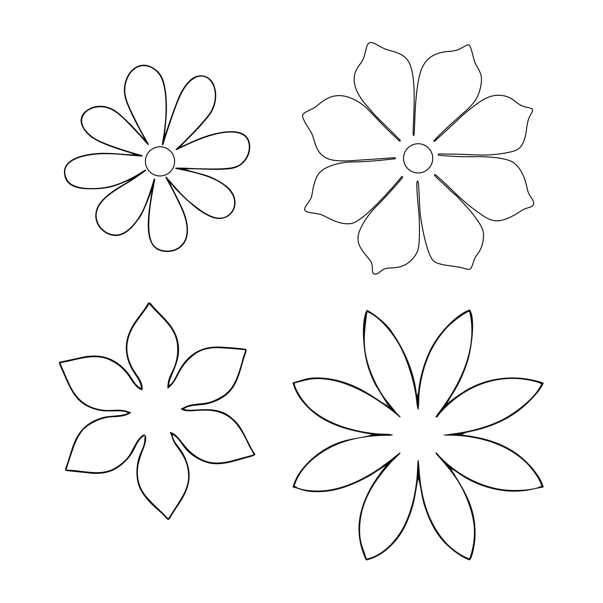 Downloadable Free Printable Paper Flower Templates Printable Templates