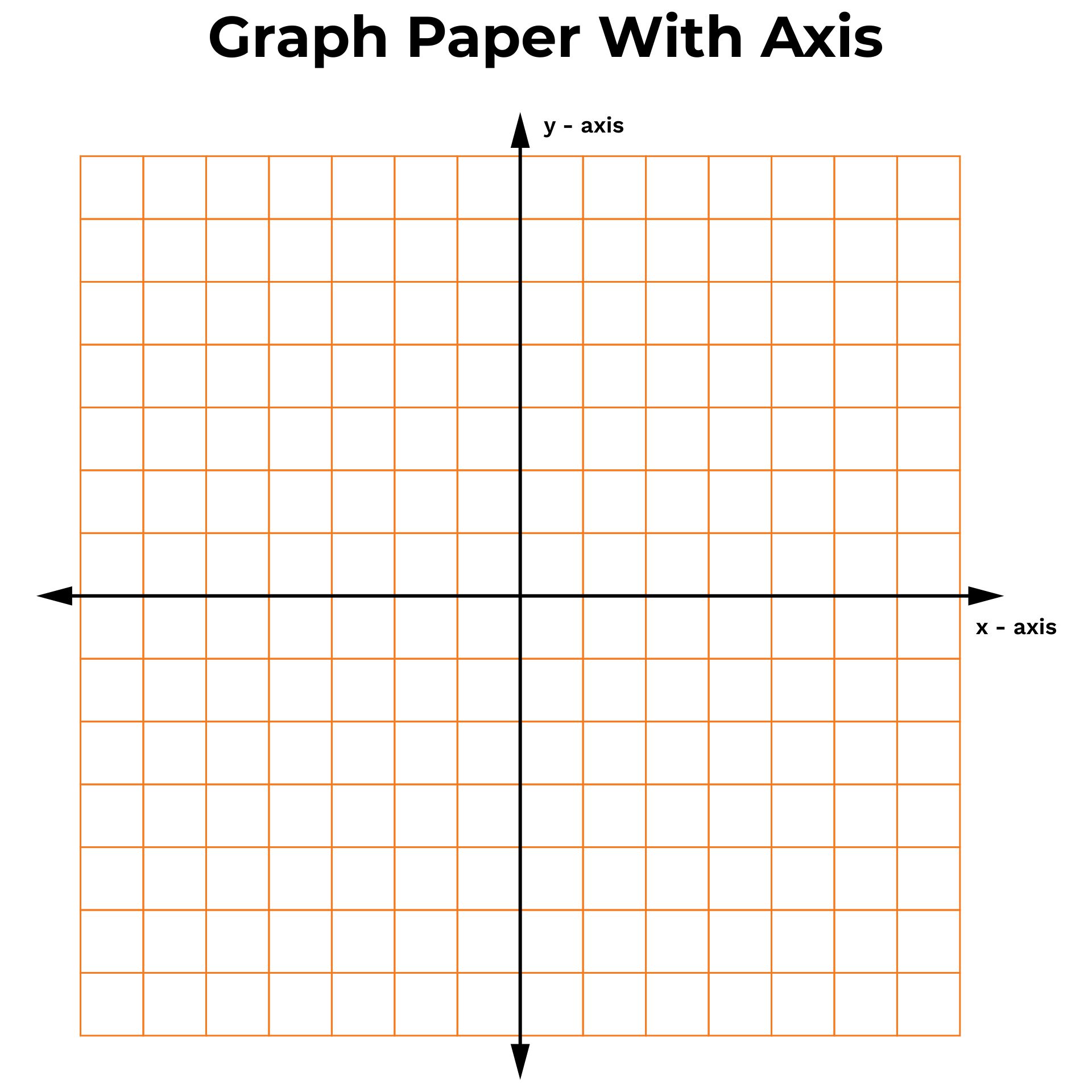 Printable Graph Paper with Axis