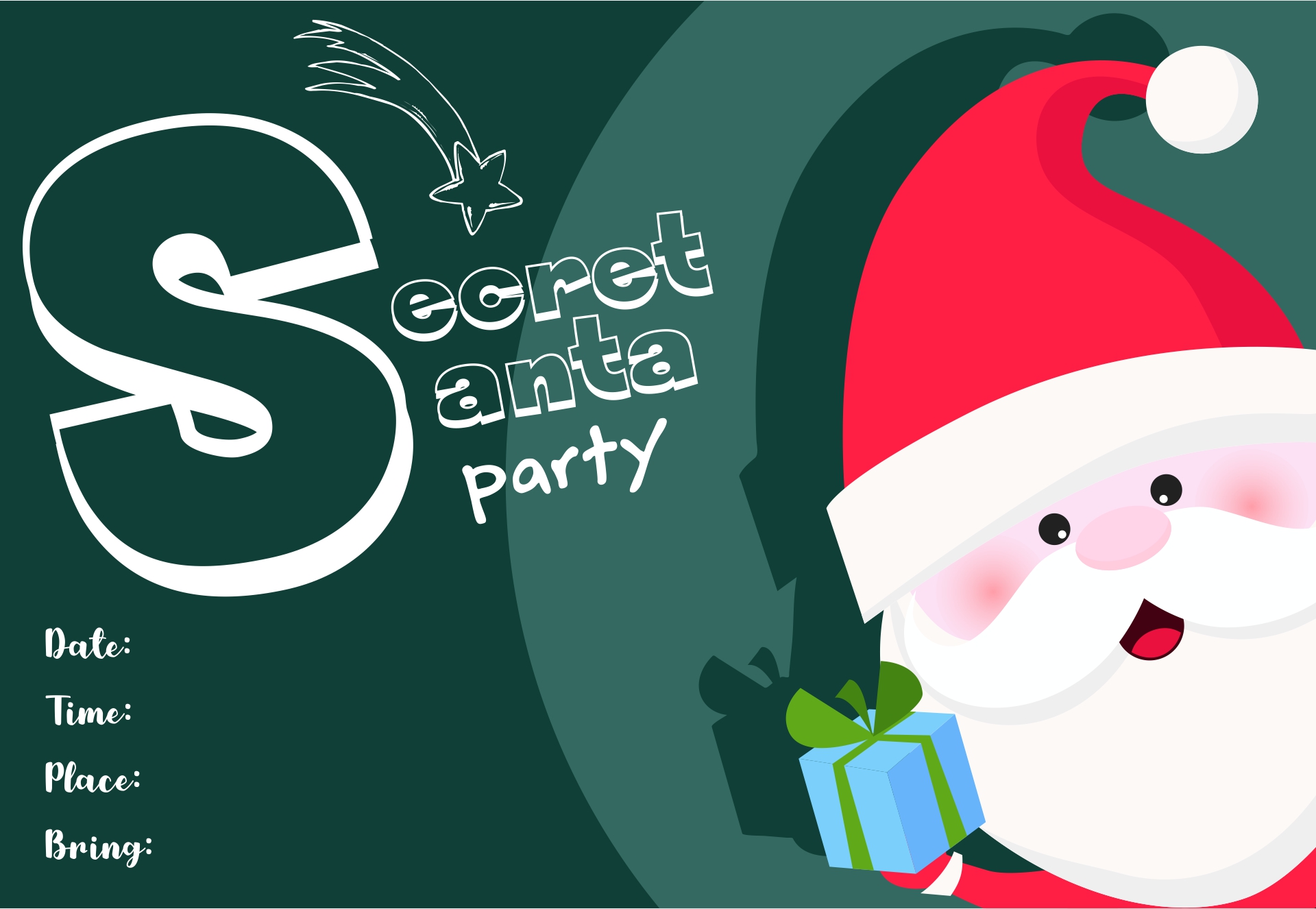 10 Best Printable Secret Santa Cards