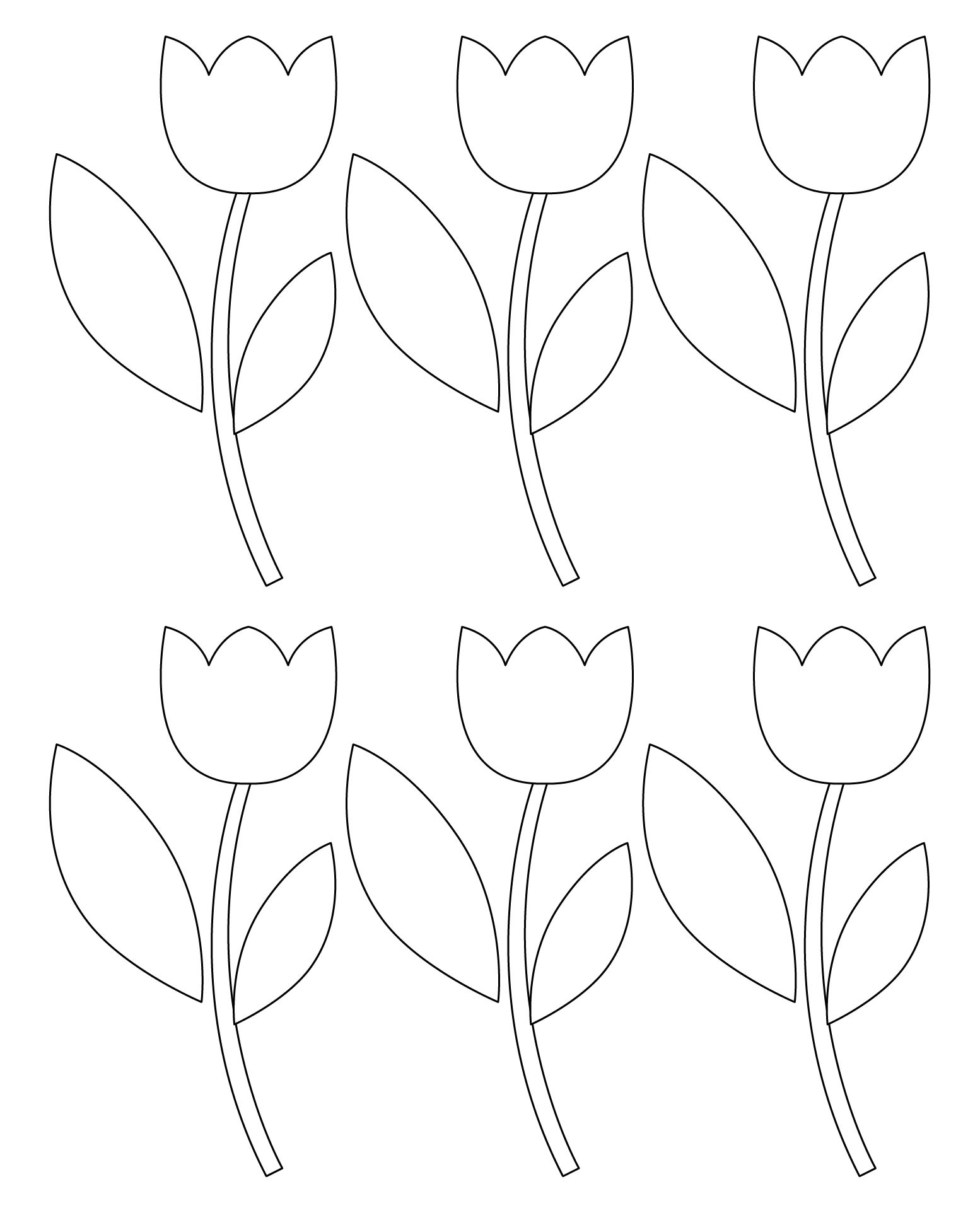 Template For Tulip