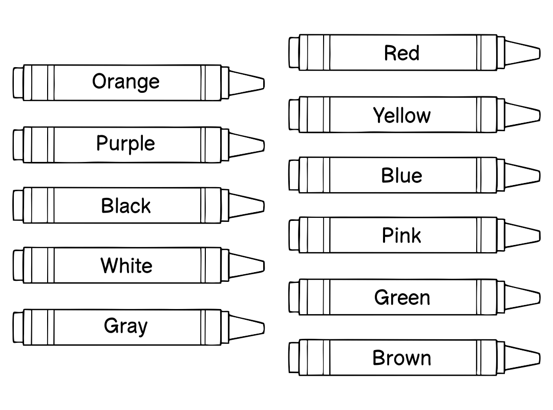 10 Best Crayon Shape Printable
