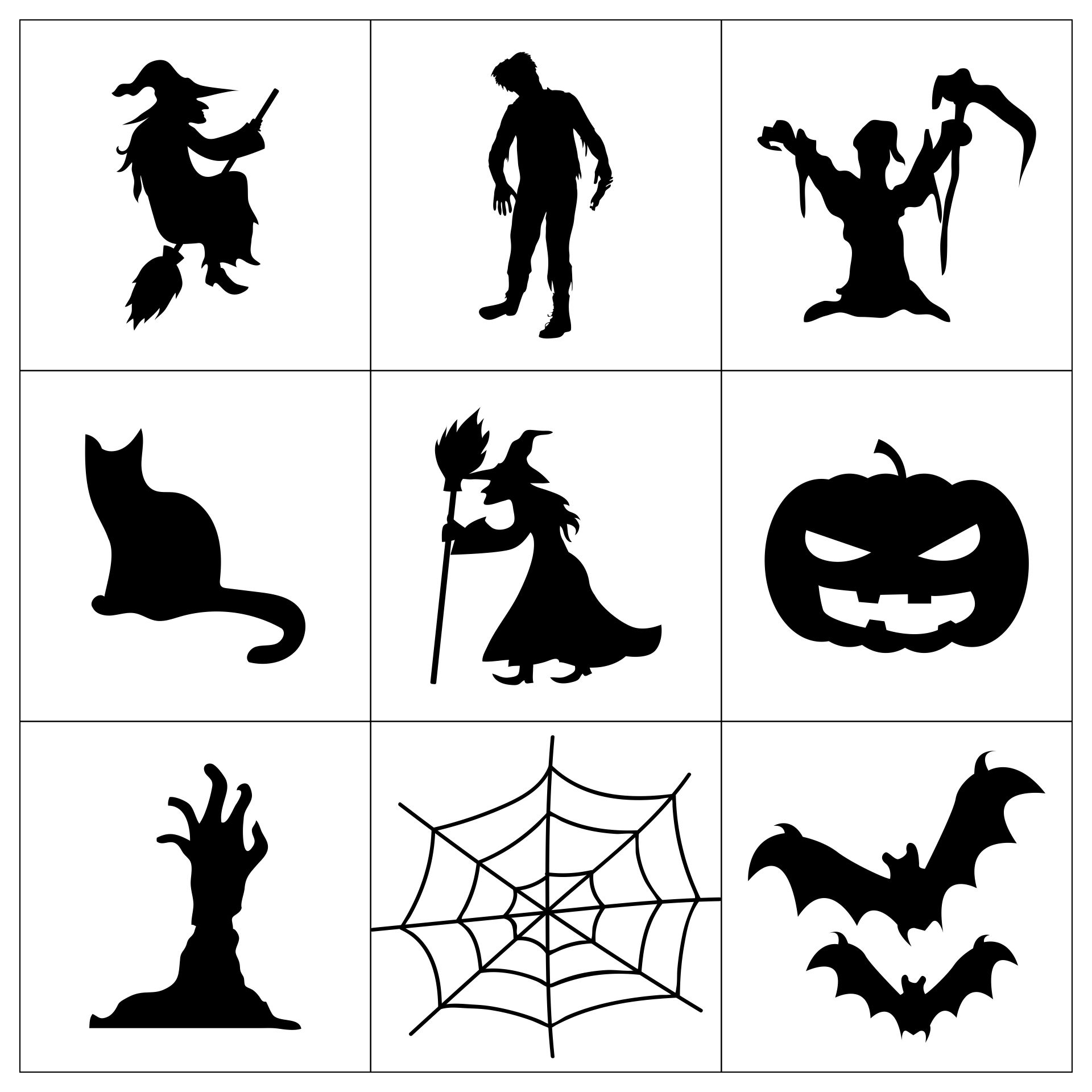 Halloween Templates Stencils