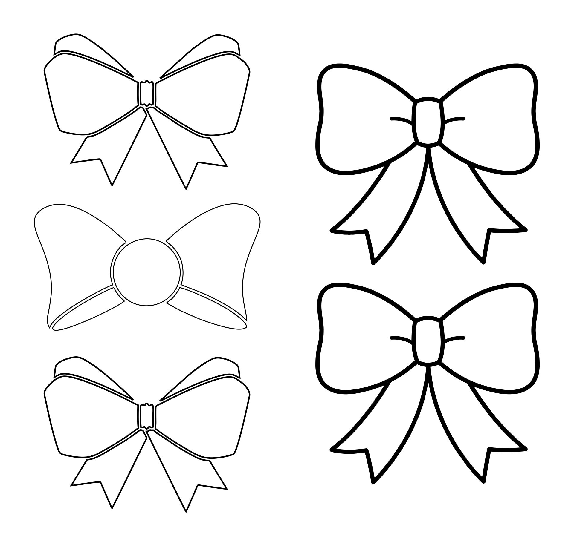 Minnie Mouse Bow Template Printable