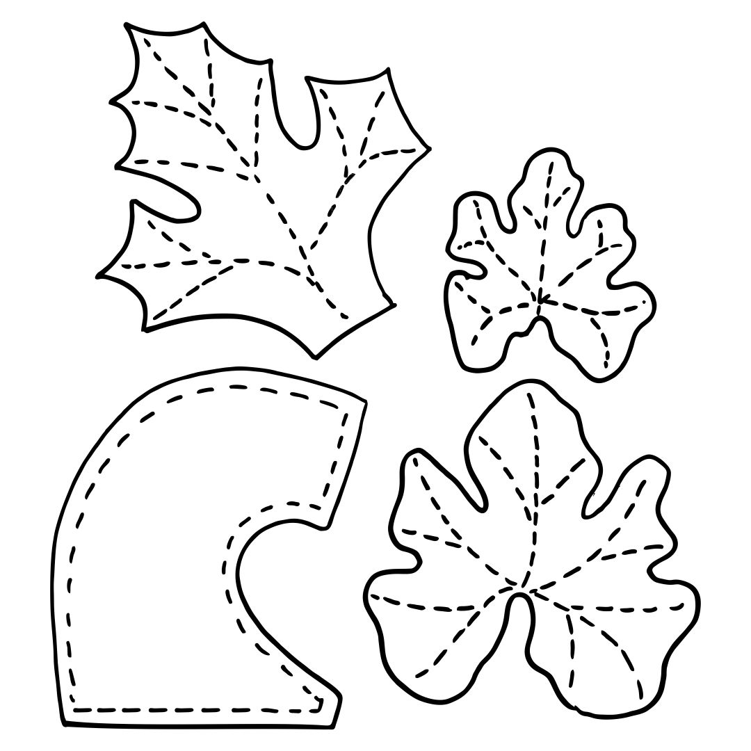 Free Printable Pumpkin Leaf Patterns