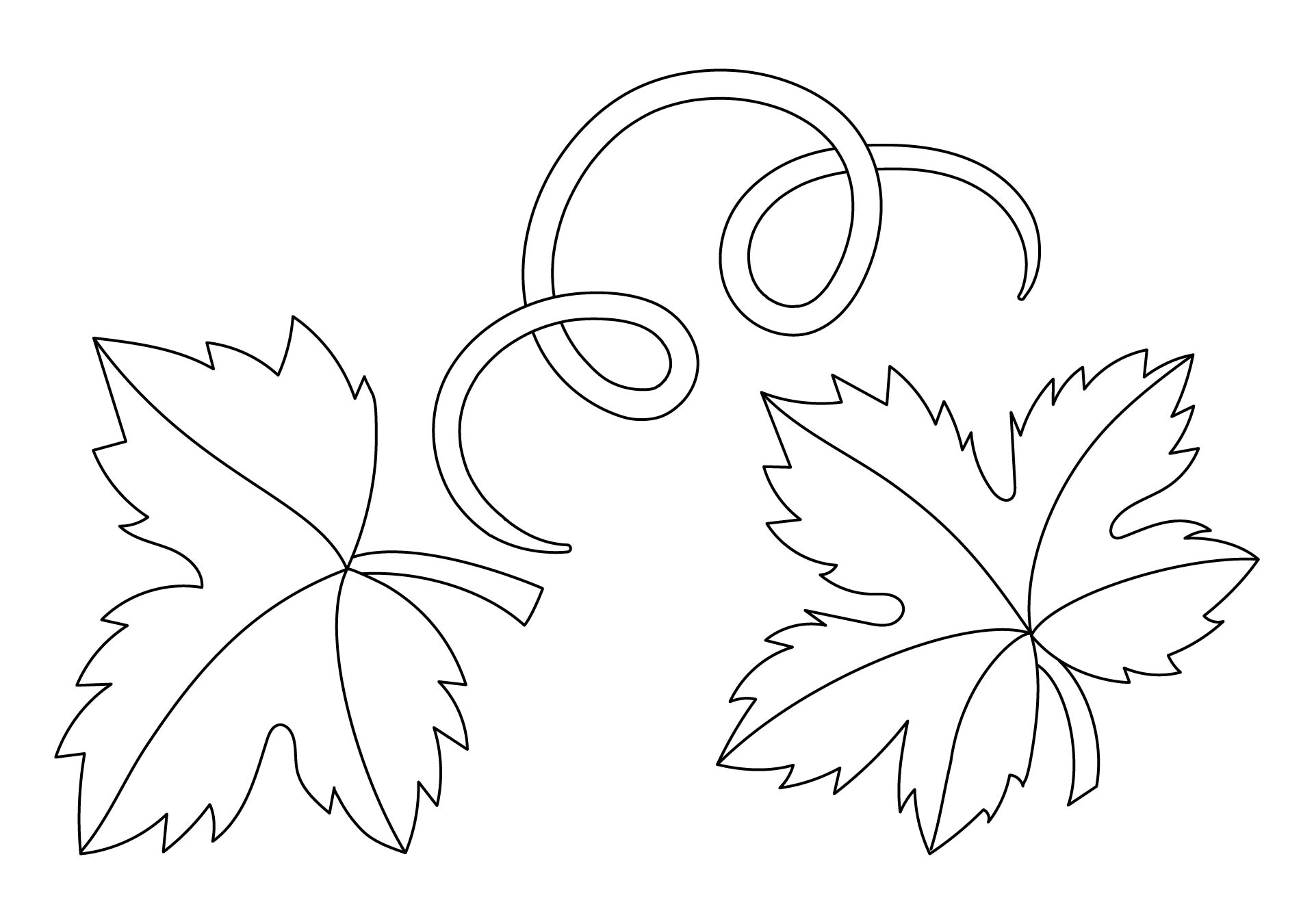 15 Best Pumpkin Leaf Template Printable Printablee