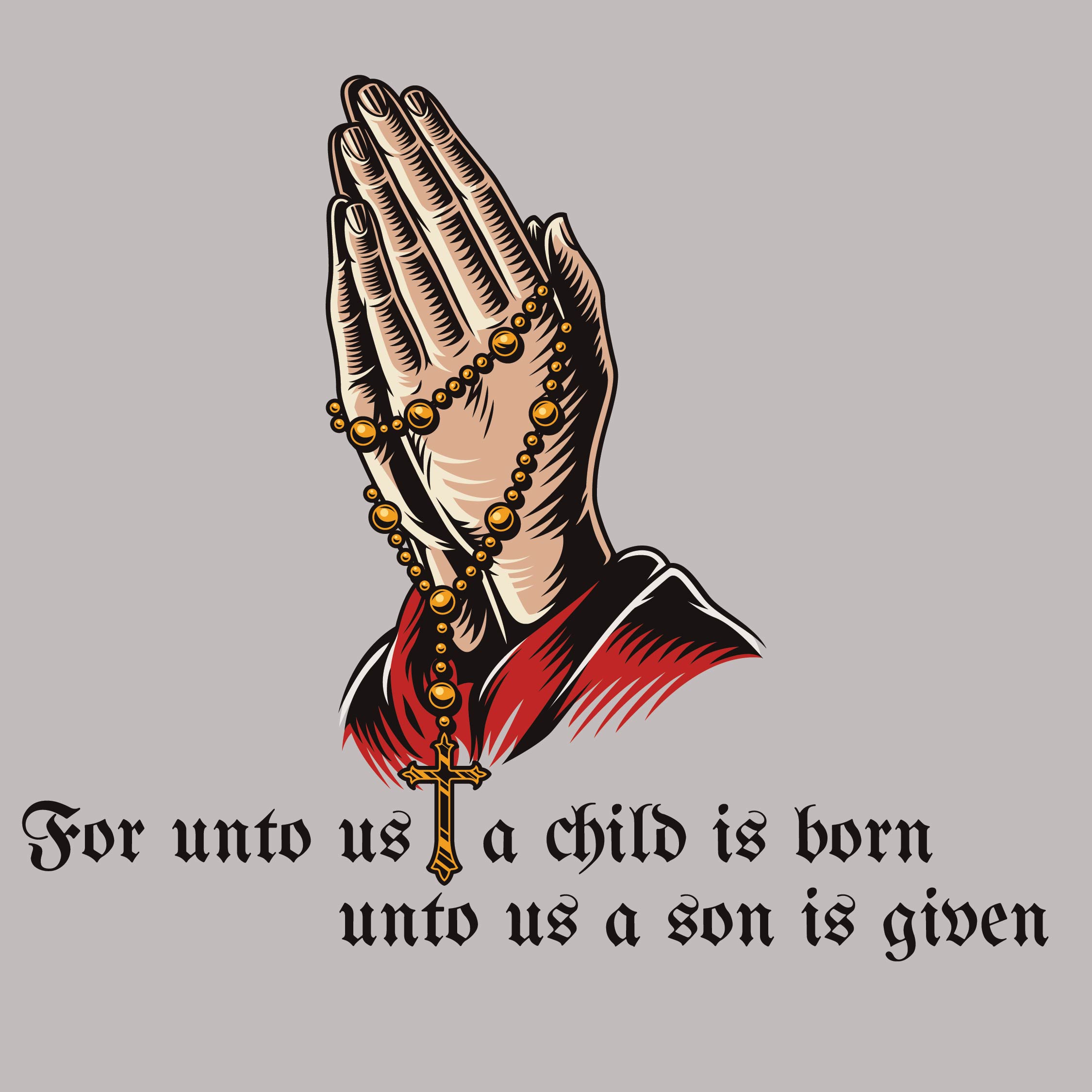 Religious Christmas Card Clip Art