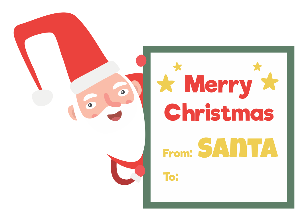 Gift Tags From Santa