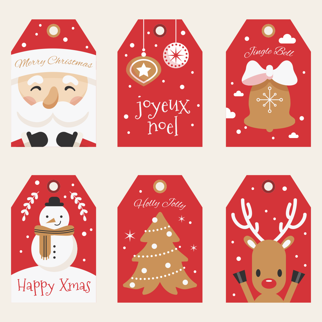 Christmas Label Templates