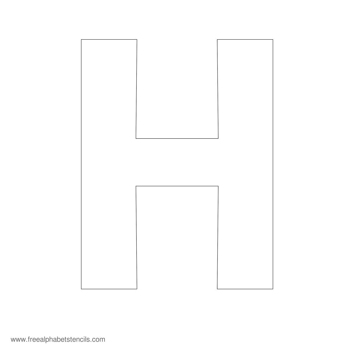 4 Best Images of Large Printable Alphabet Letter H - Free Printable ...
