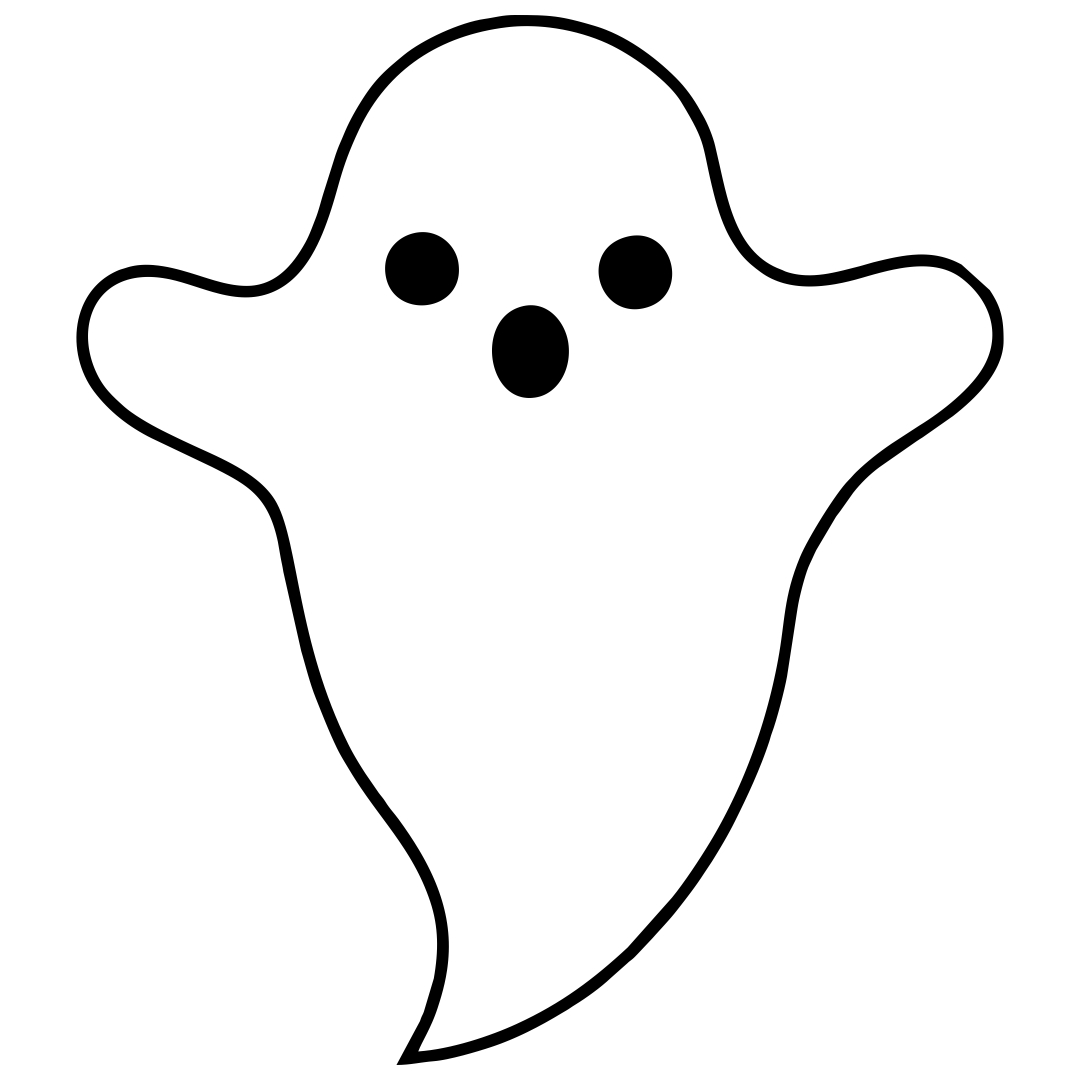 Printable Ghost Templates