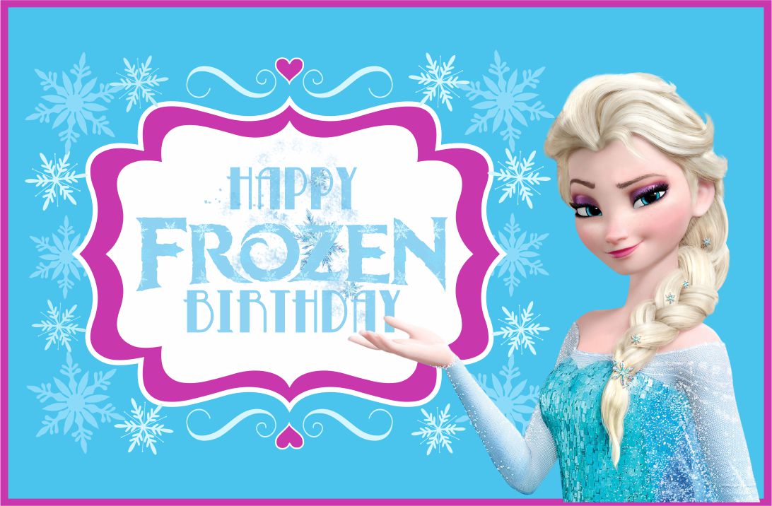 Happy Birthday Cards Frozen Elsa