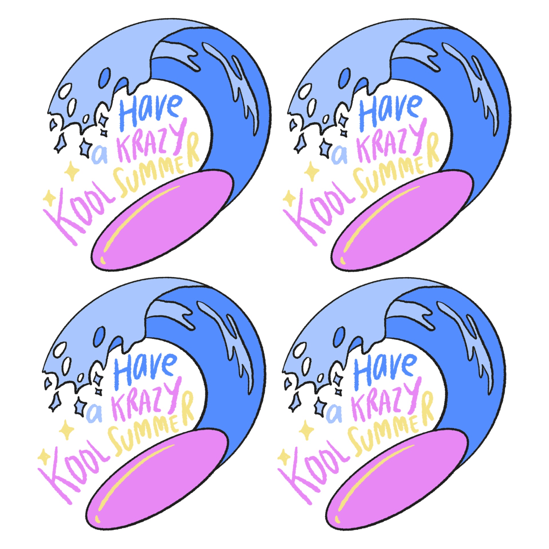 Have a Krazy Kool Summer Printable Tags