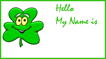 Name Tags St. Patricks