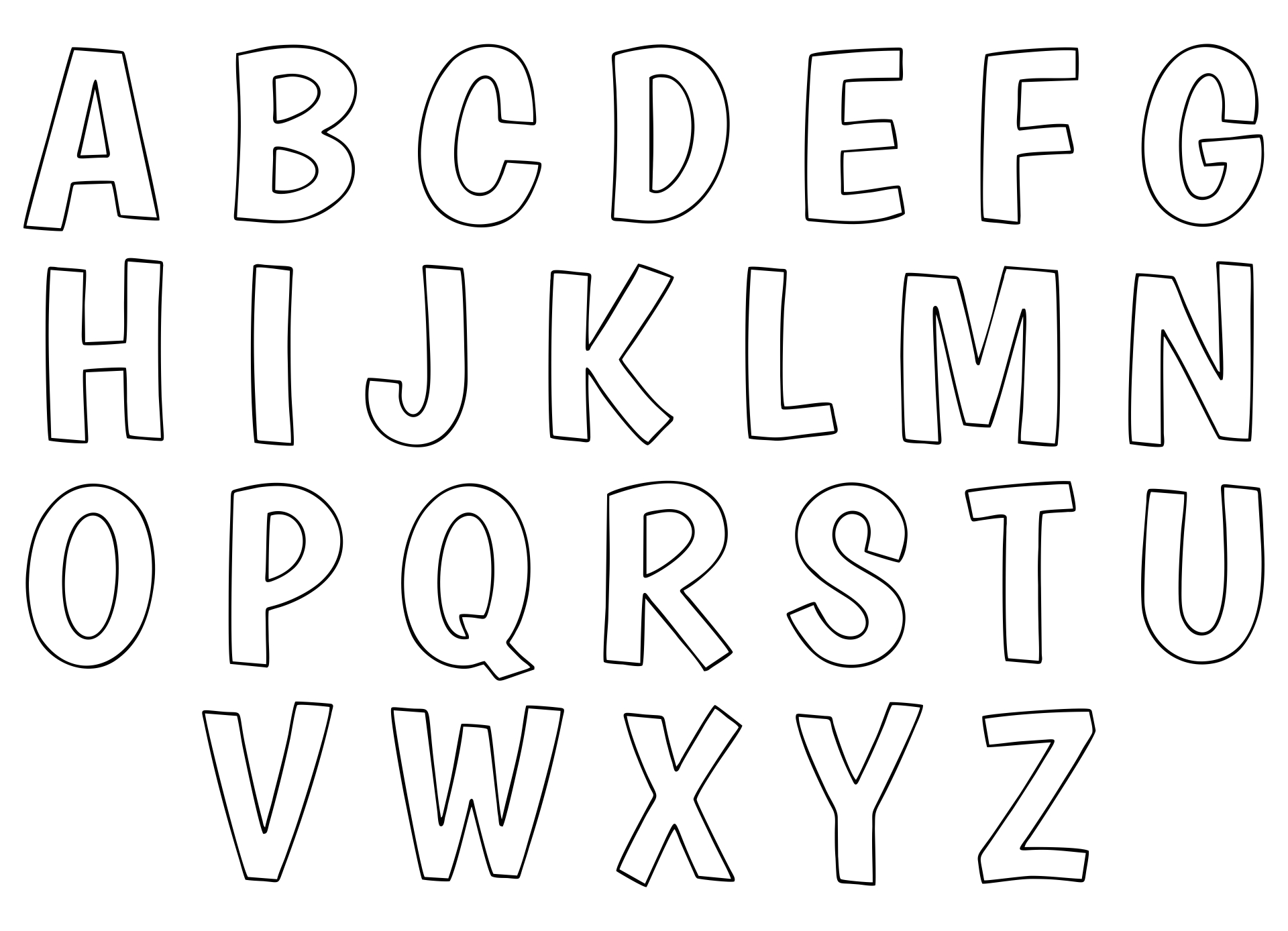 Printable Alphabet Lettering Styles