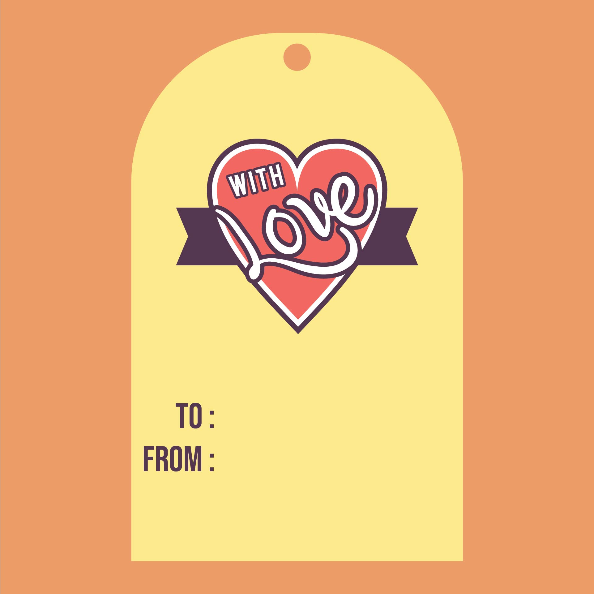 Valentines Gift Tag Printables