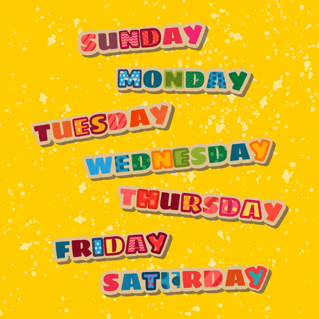 Days Of The Week Chart 10 Free PDF Printables Printablee days-of-the-week-chart-10-free-pdf-printables-printablee