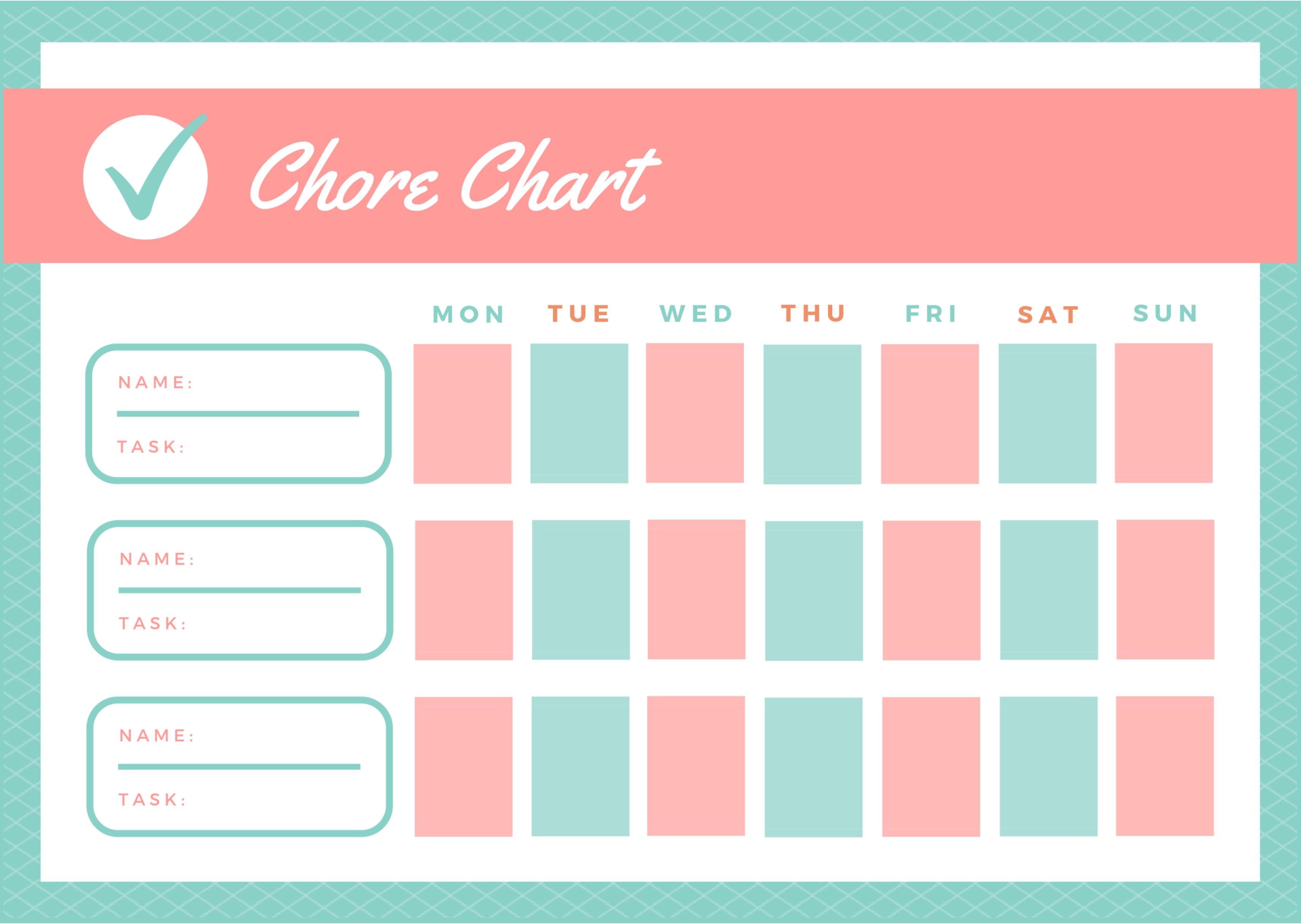 9 Best Printable Household Chore Charts Pdf For Free At Printablee