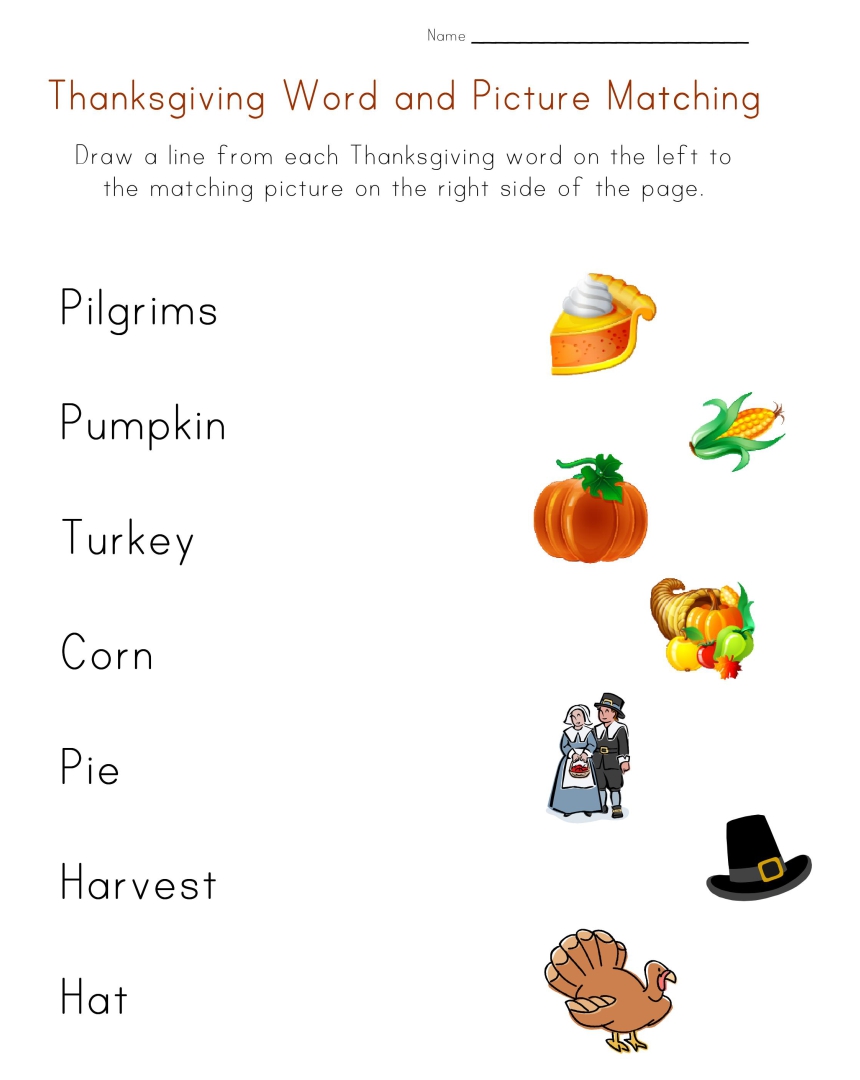 Printable Thanksgiving Activities Kids