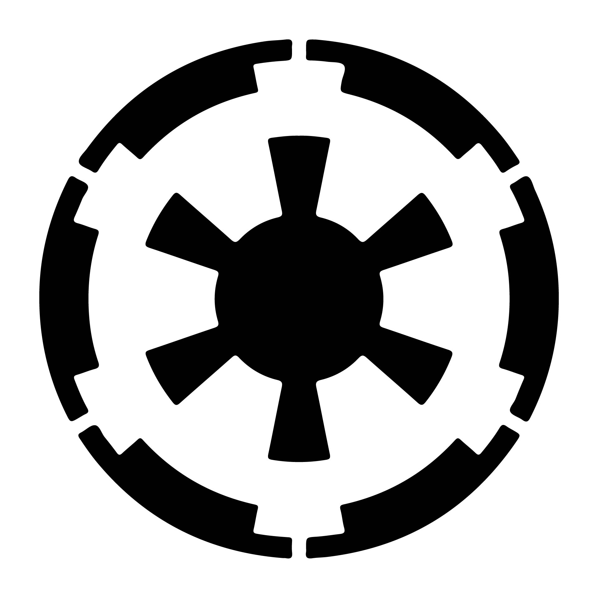Star Wars Empire Stencil