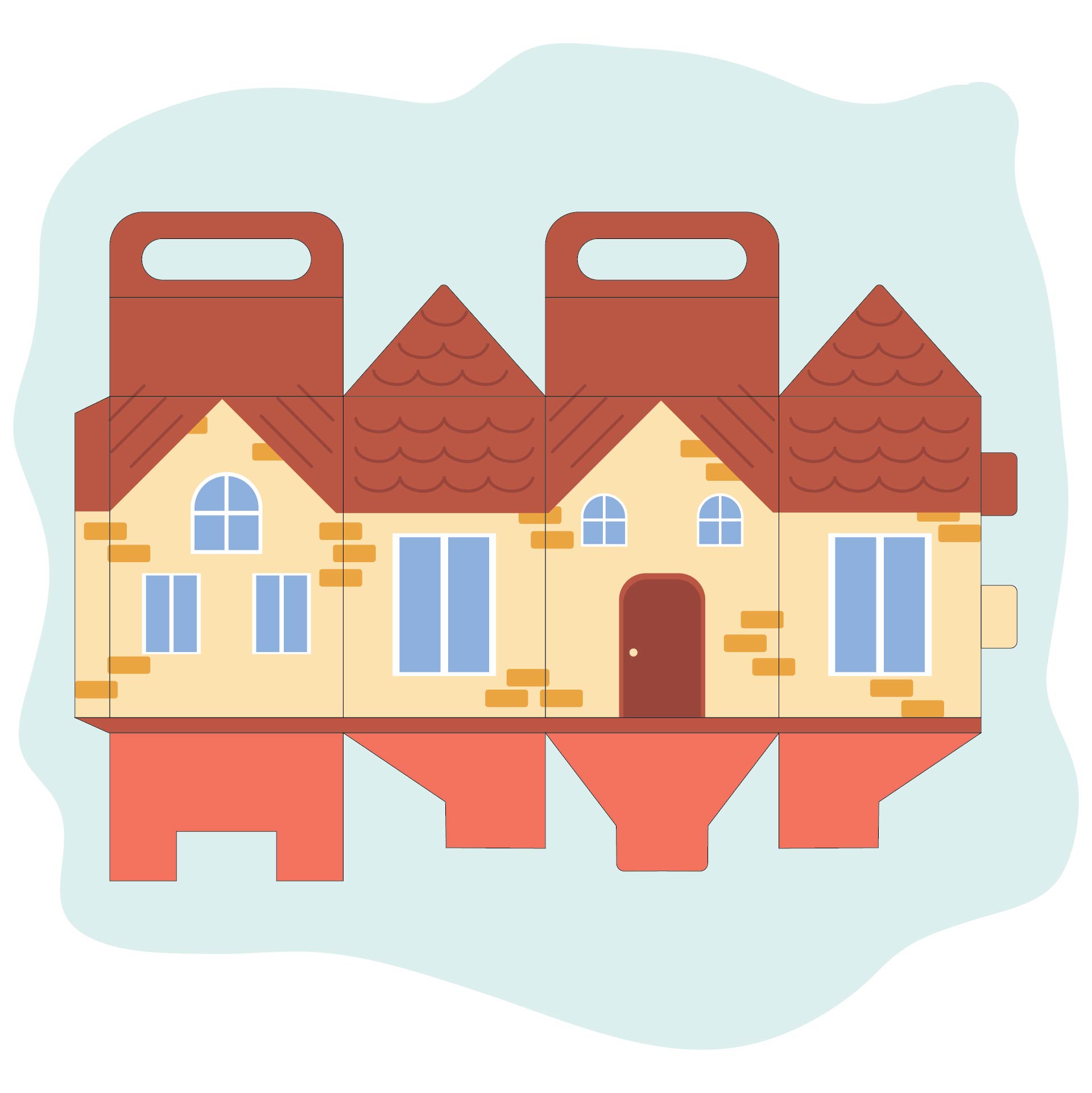 Paper House Cutouts Printable