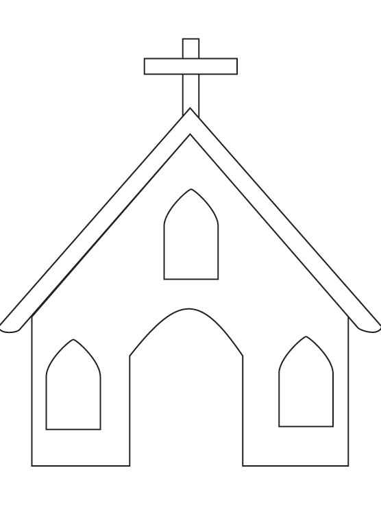 Coloring Pages Of Churches Coloring Pages