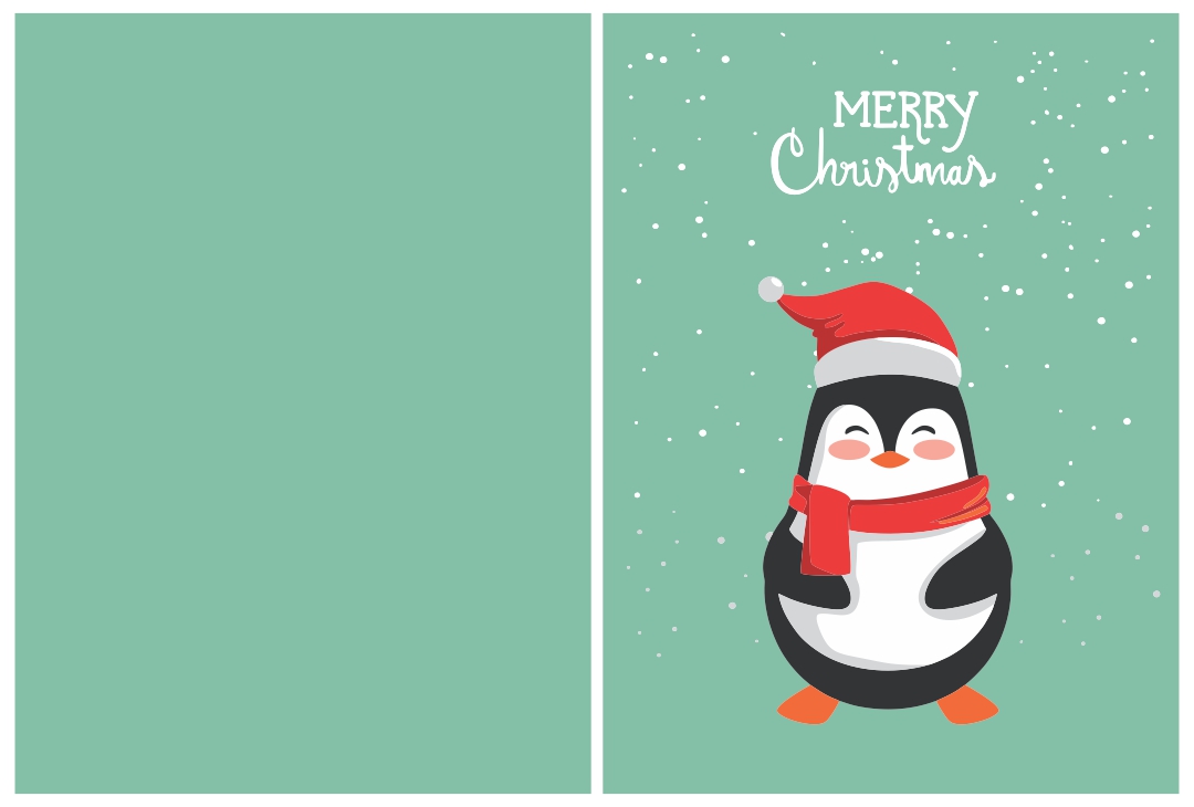 Printable Owl Christmas Cards