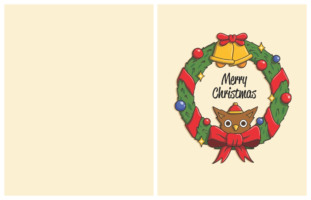 Owl Christmas Card Printables